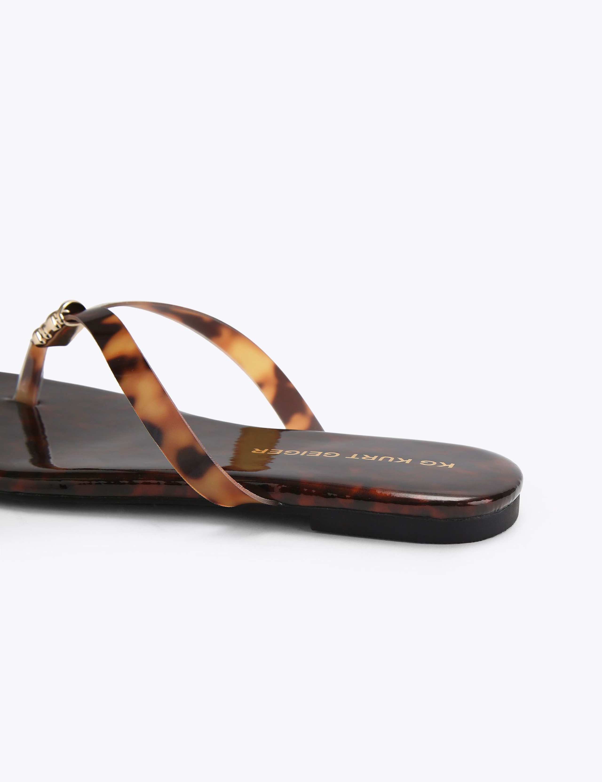 Animal Print Flip Flops 3 of 5