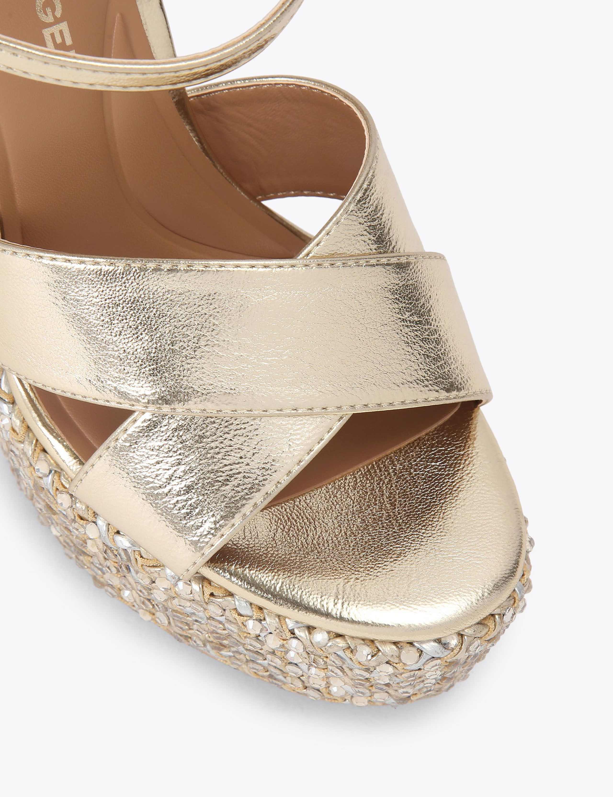 Buckle Wedge Sandals 2 of 4