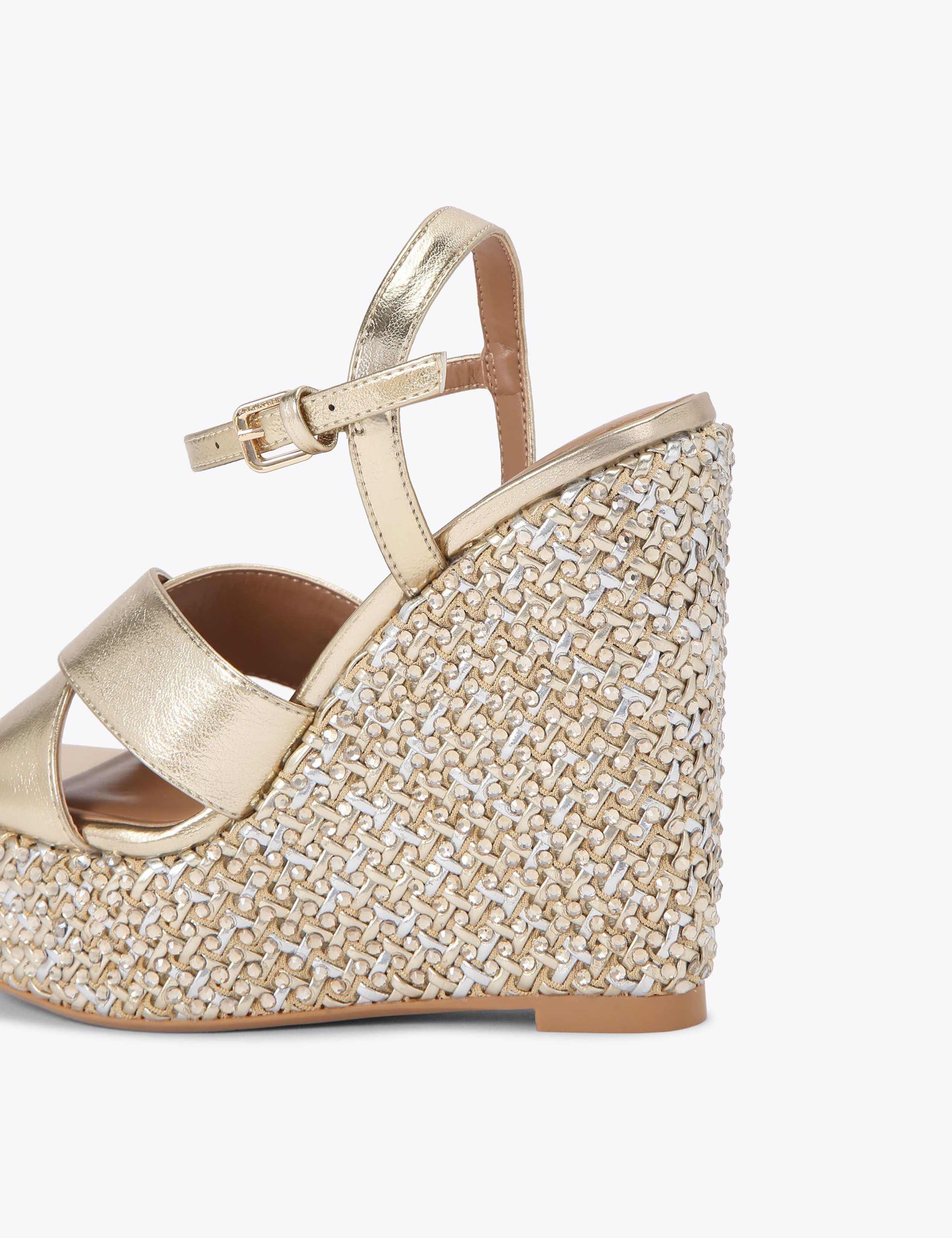 Buckle Wedge Sandals 3 of 4