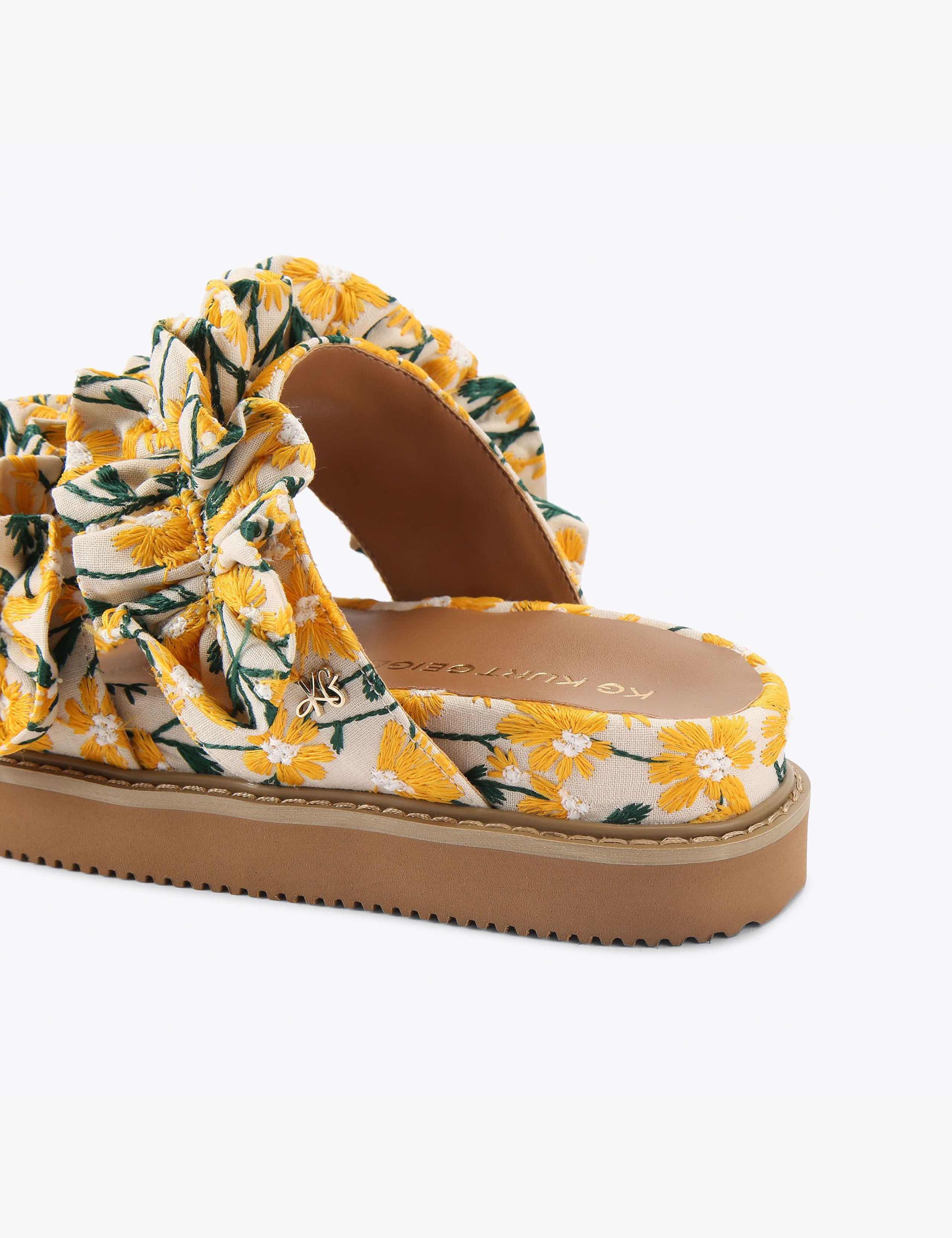 Floral Double Strap Sandals 5 of 5