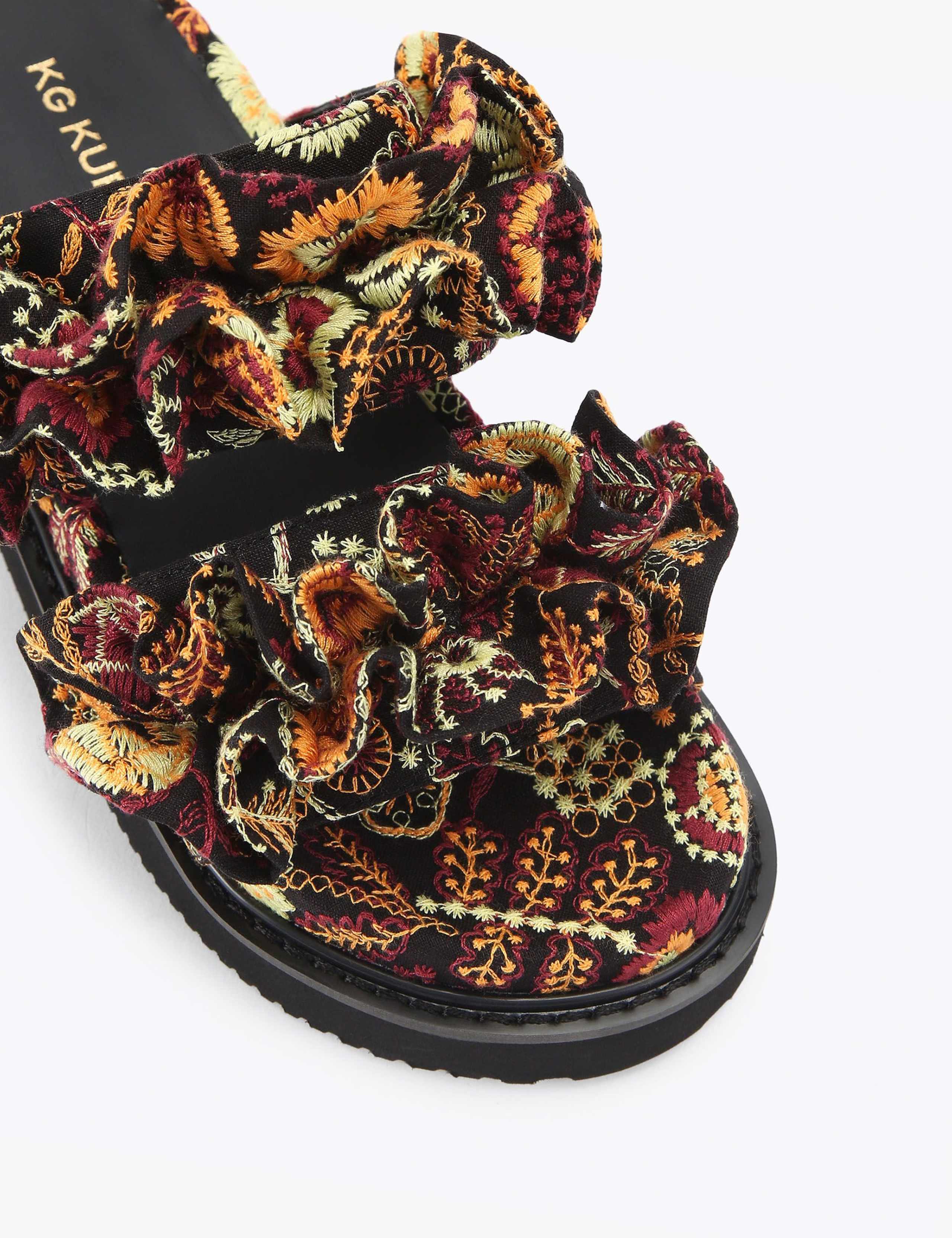 Floral Flat Sliders 3 of 5