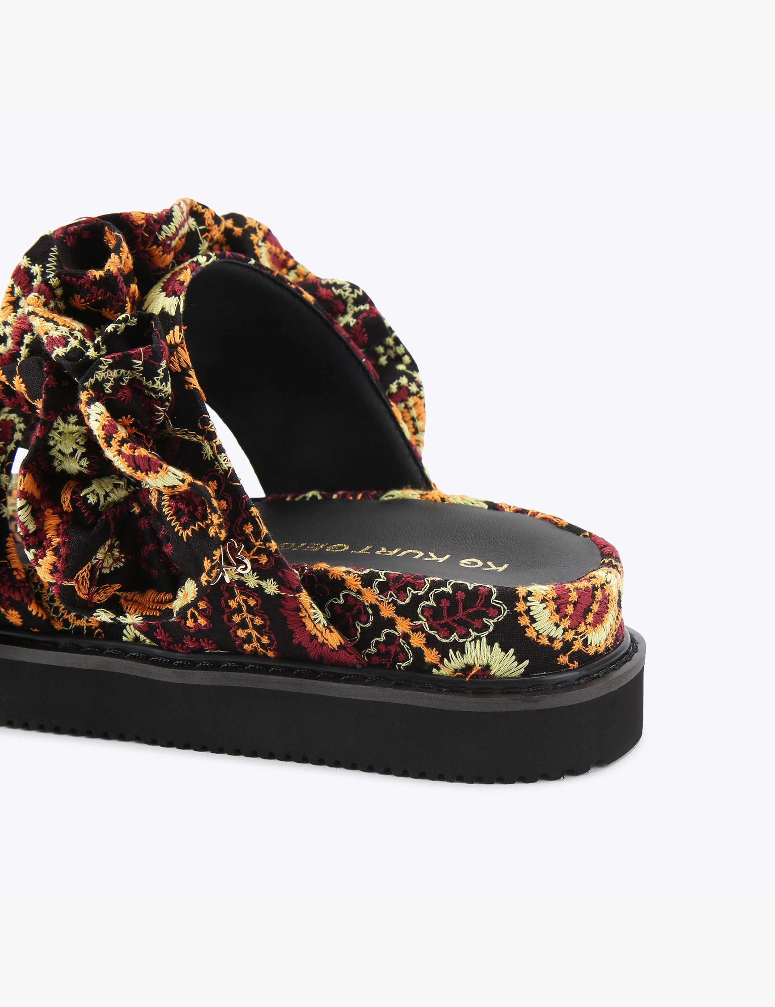 Floral Flat Sliders 5 of 5