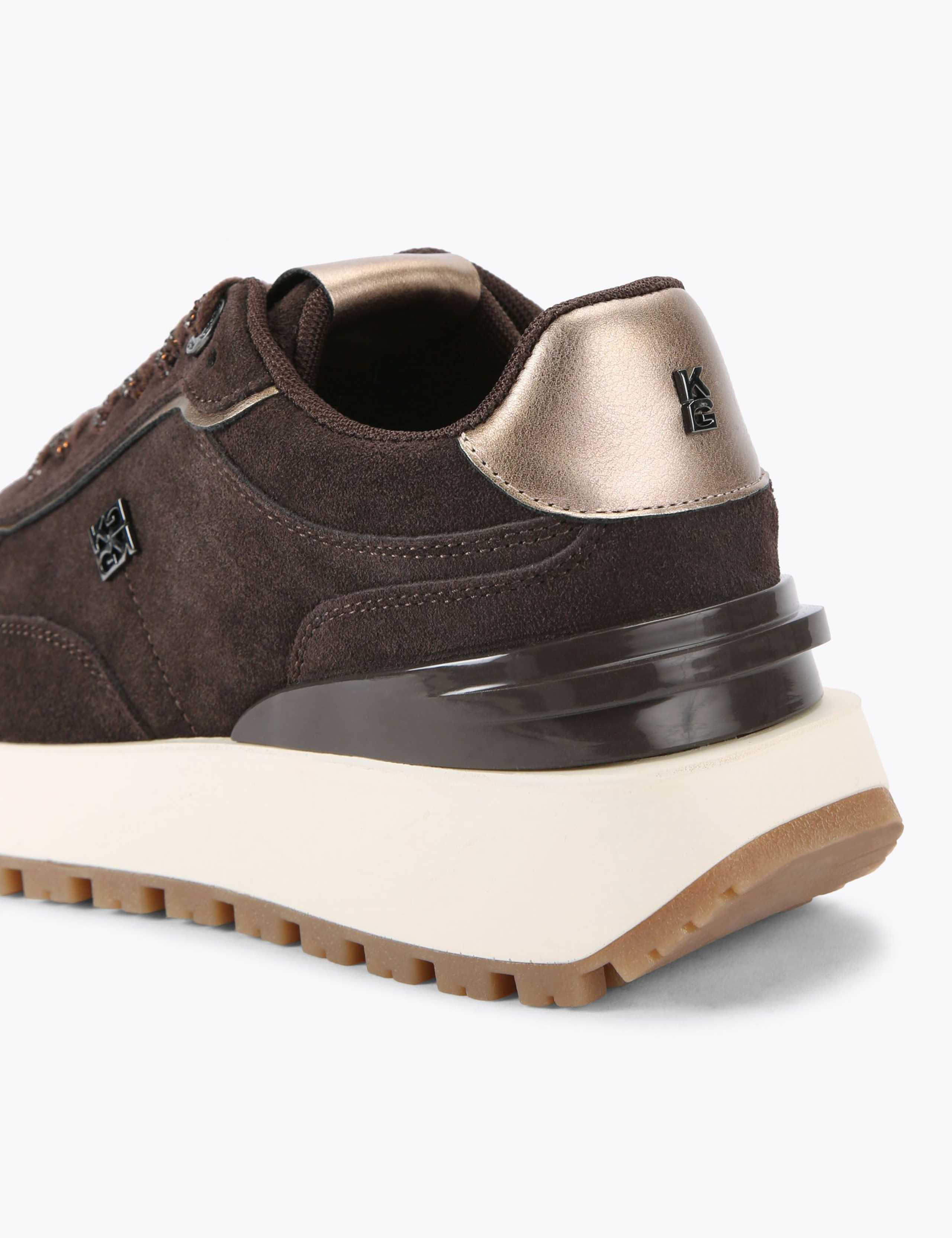 Suede Platform Trainers 5 of 5