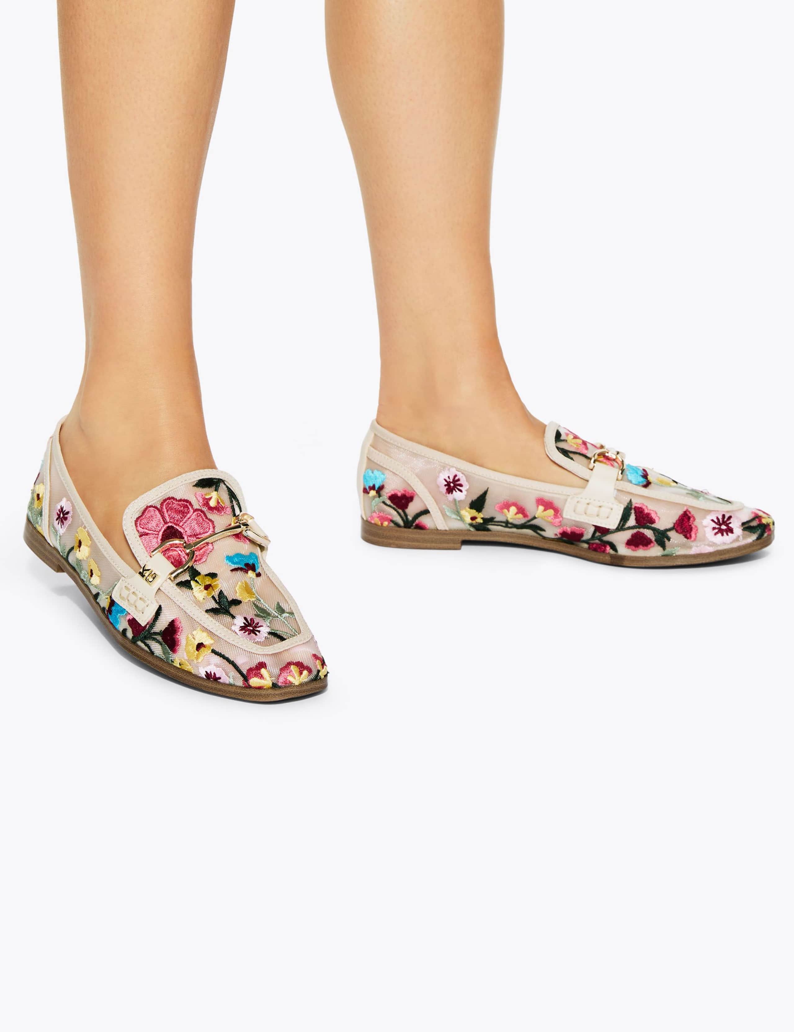 Floral Flat Loafers 1 of 5