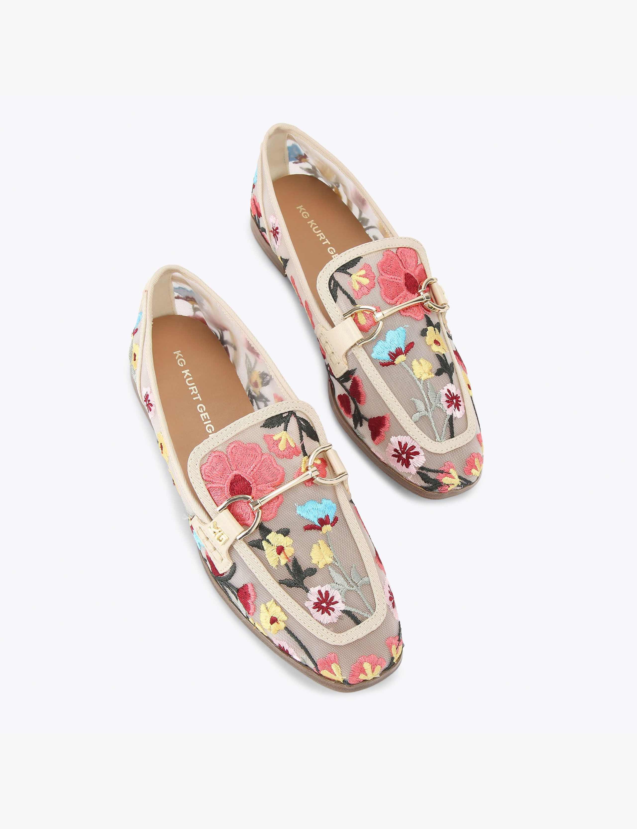 Floral Flat Loafers 3 of 5