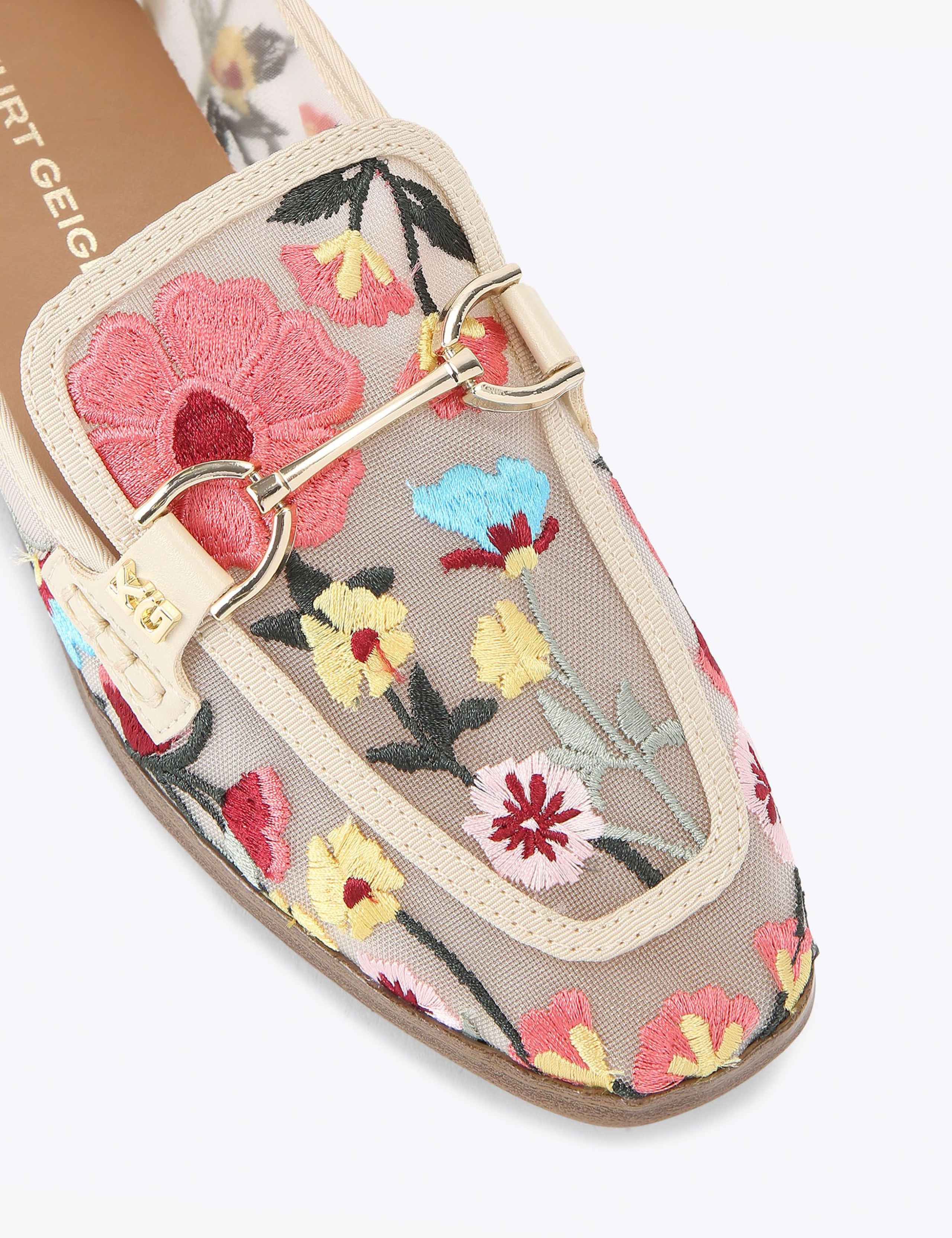 Floral Flat Loafers 4 of 5