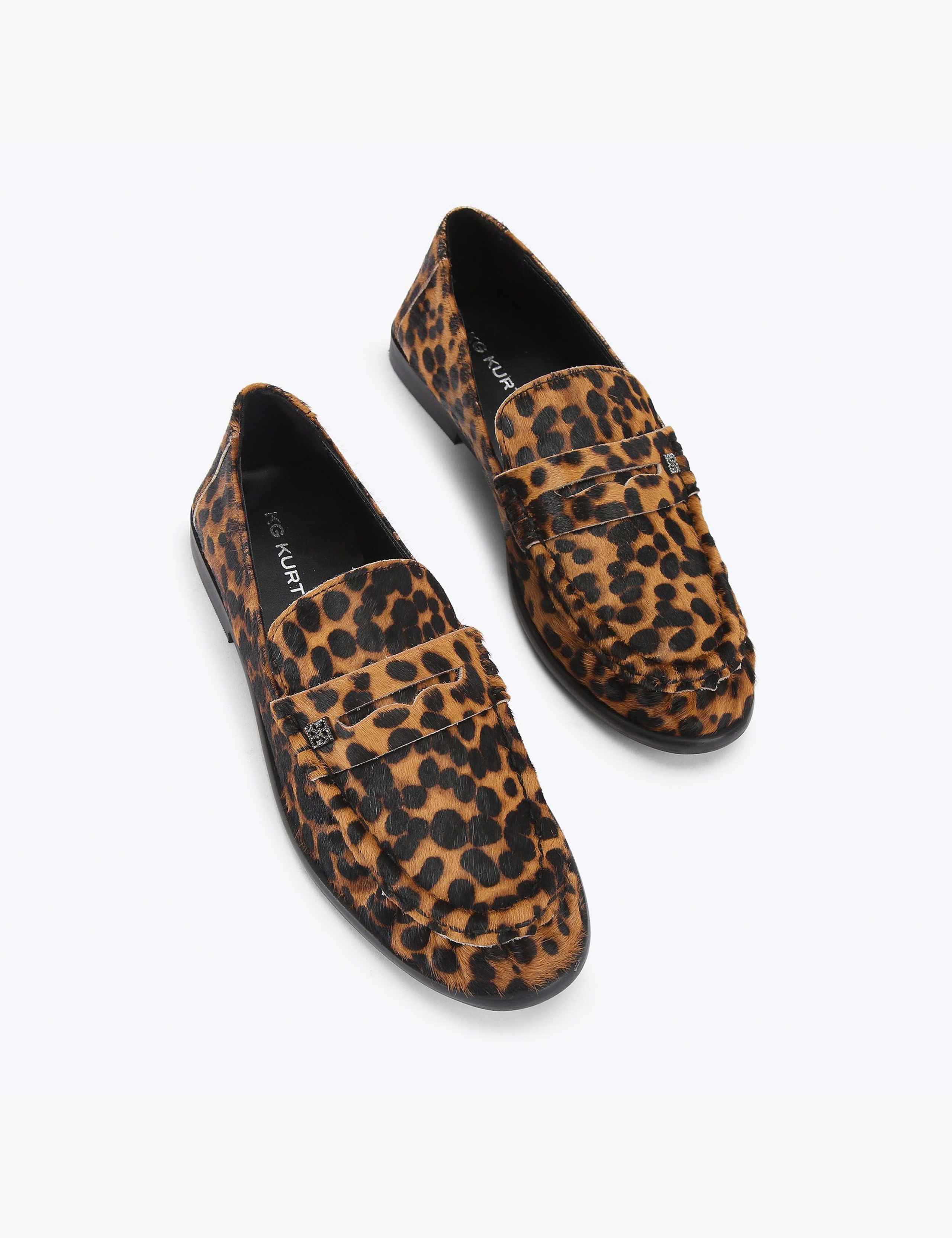 Leopard Print Loafers 3 of 5