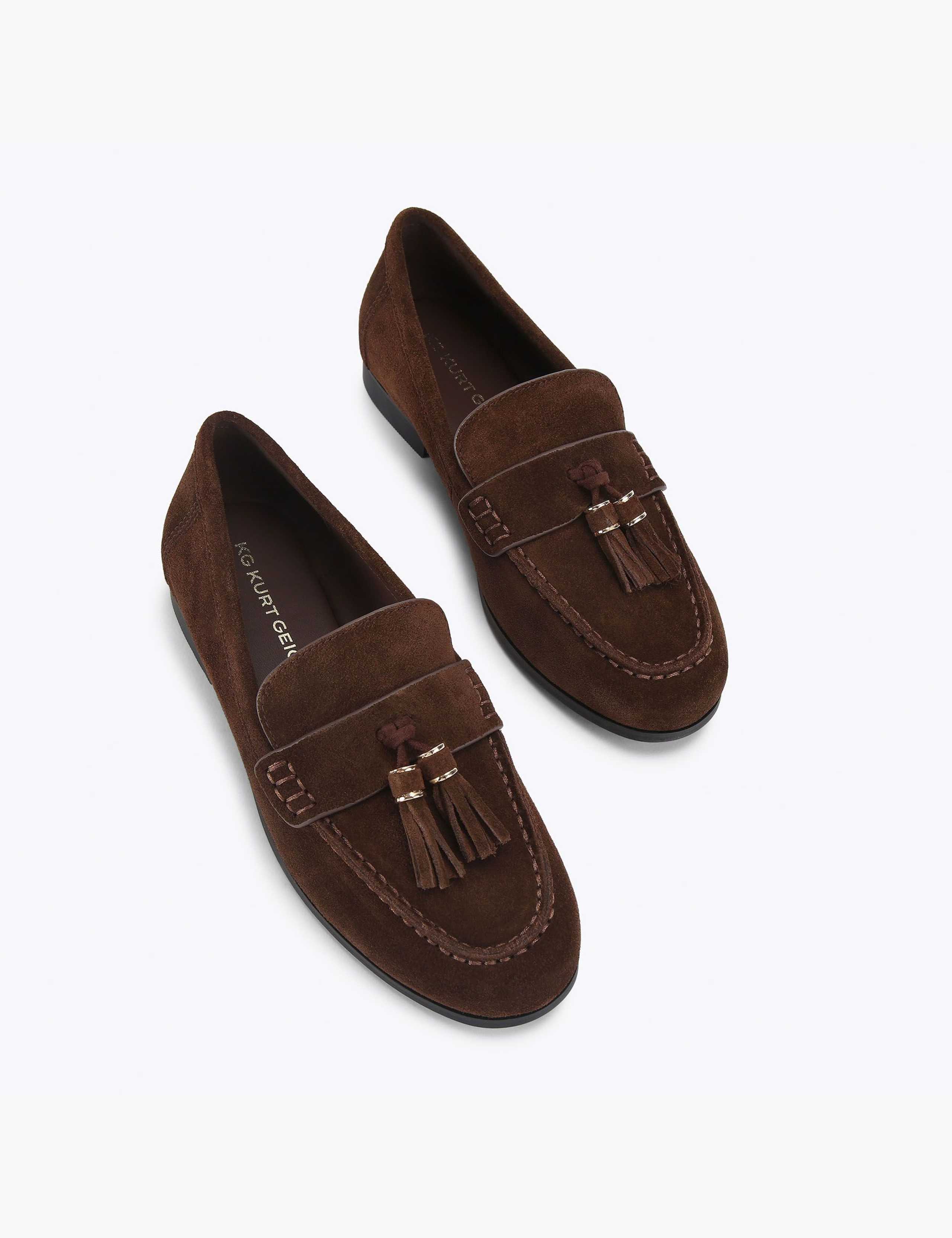 Suede Flat Loafers 3 of 5