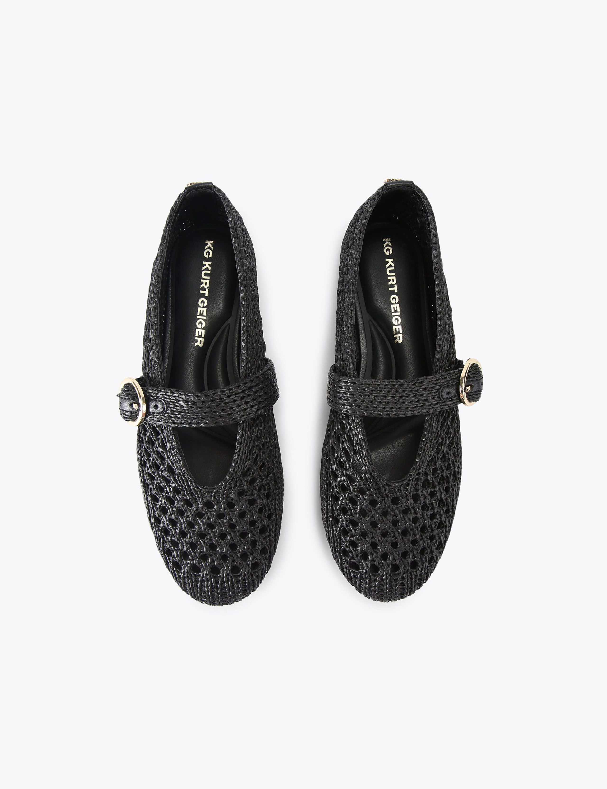 Woven Flat Ballet Pumps 3 of 5