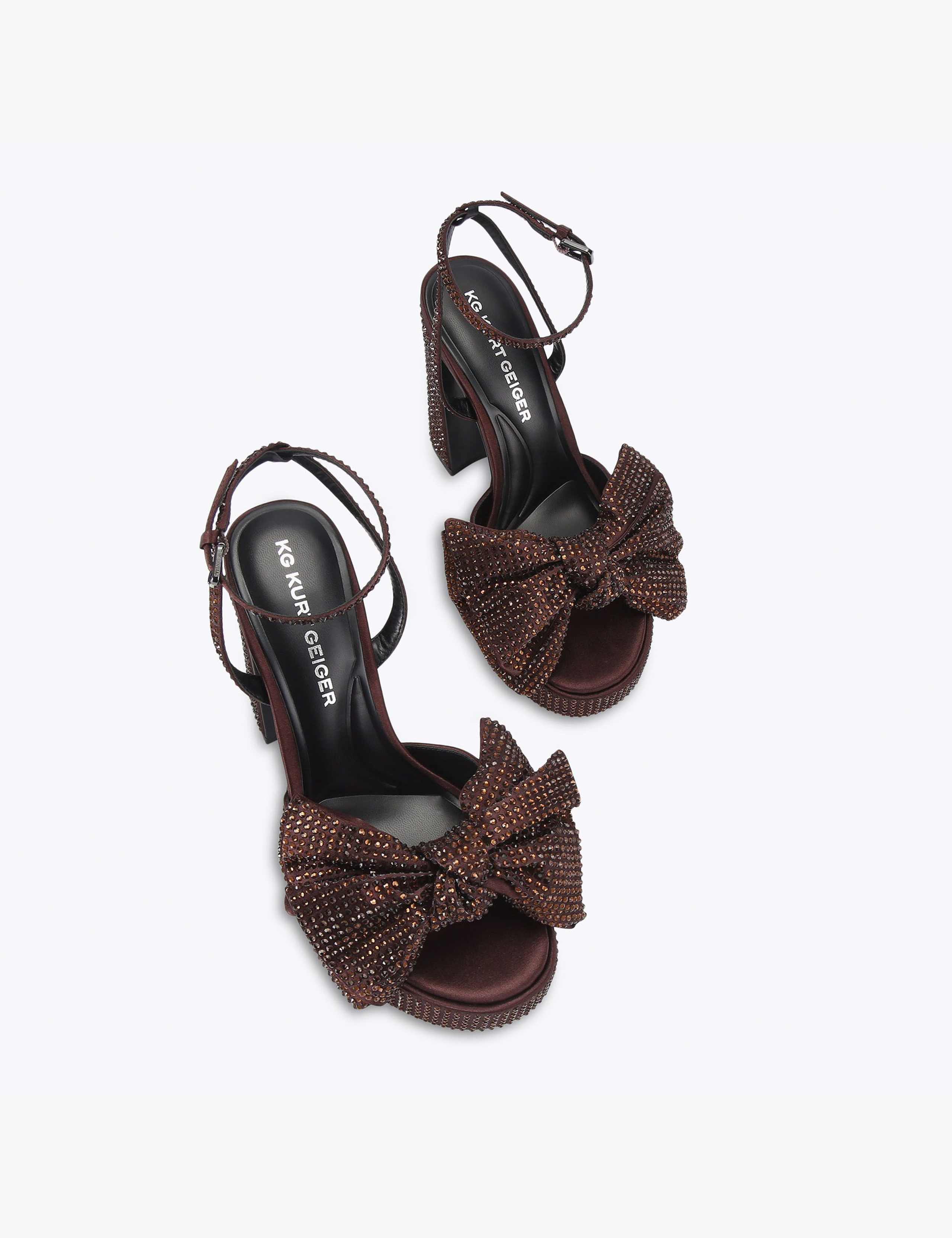 Embellished Block Heel Sandals 3 of 5