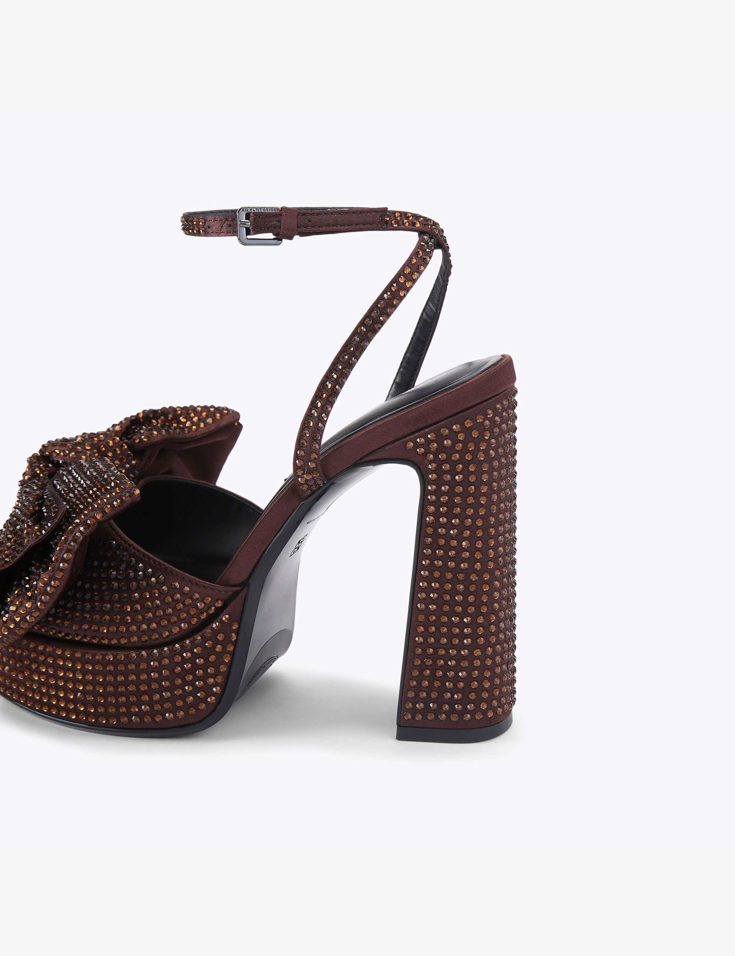 Embellished Block Heel Sandals 5 of 5