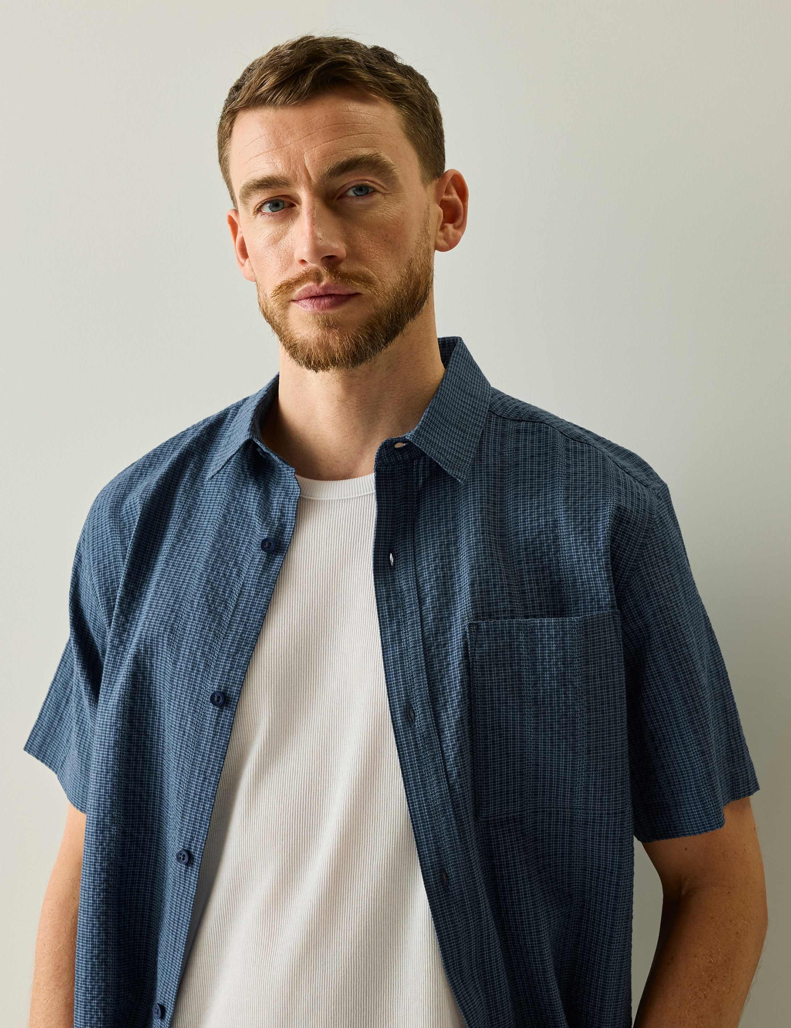 Camilo Relaxed Fit Pure Cotton Oxford Shirt 3 of 7