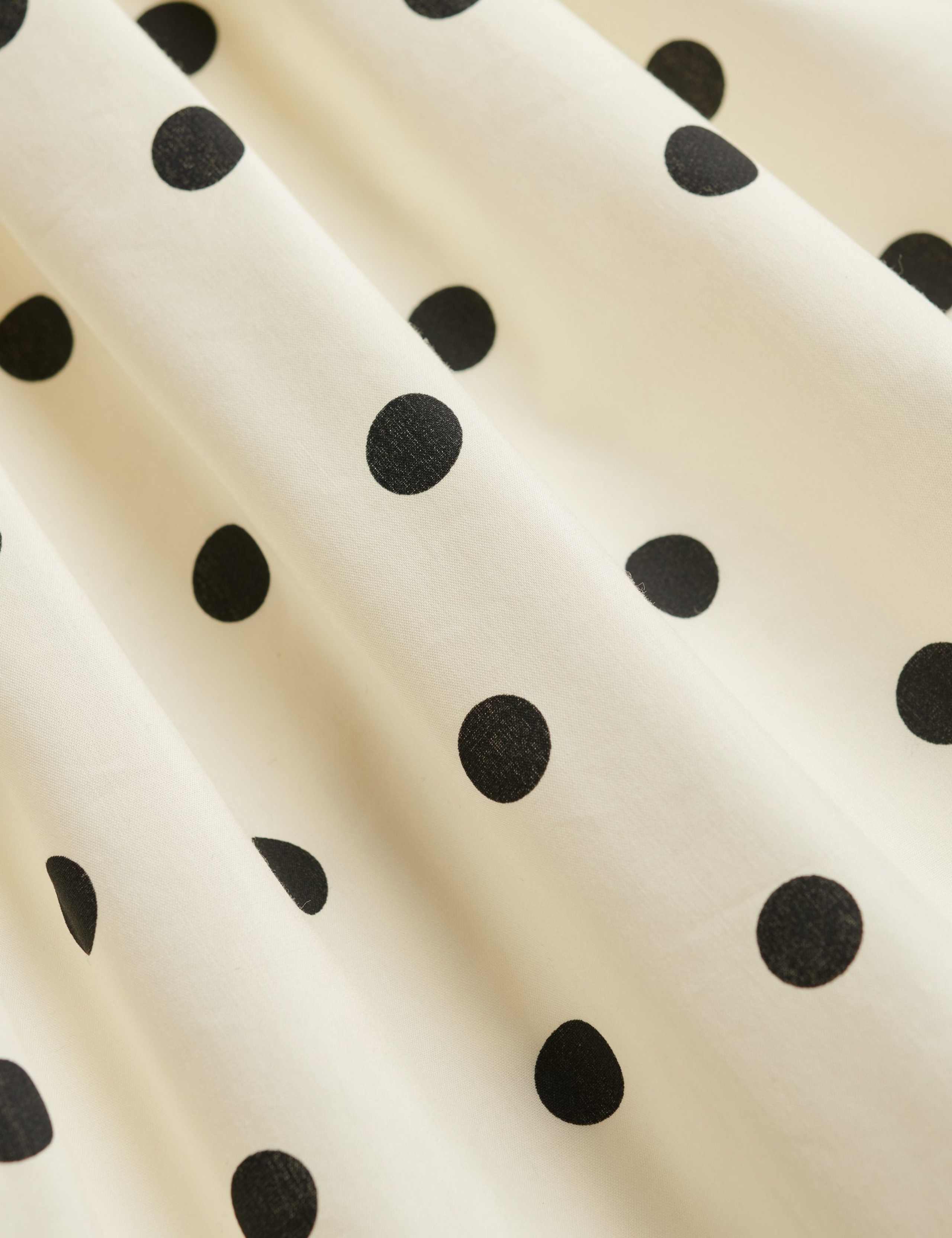 Polk Dot Sweetheart Neckline Strappy Mini Skater Dress 8 of 8