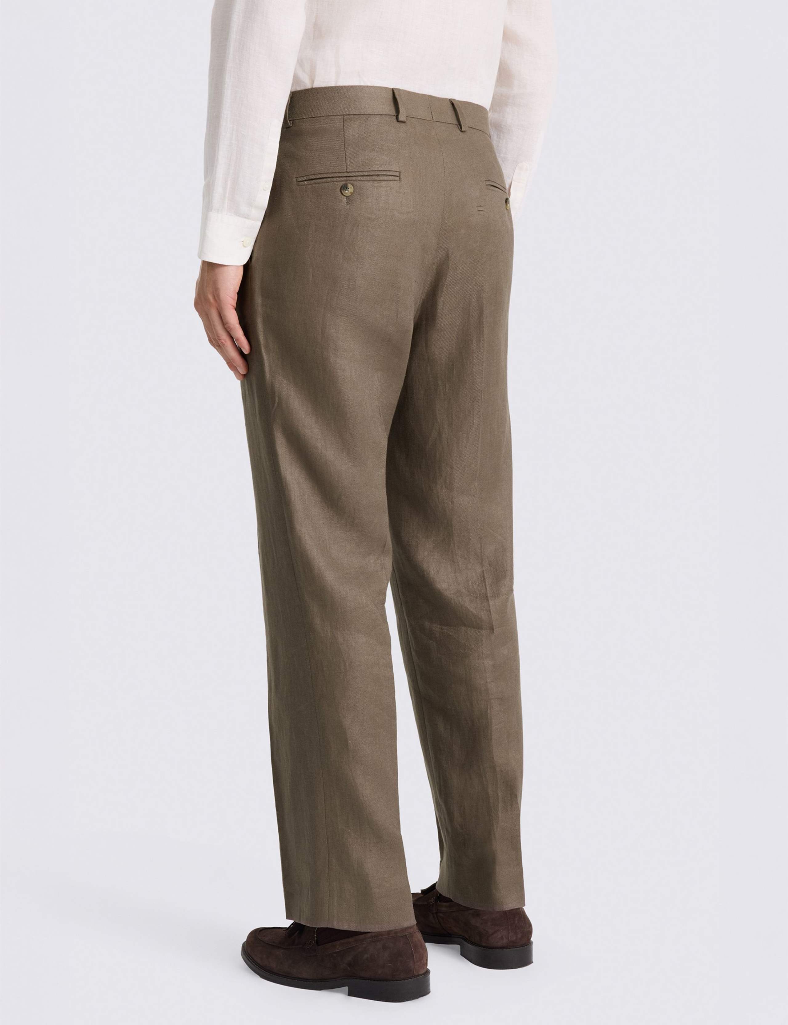 Relaxed Fit Pure Linen Suit Trousers 2 of 3
