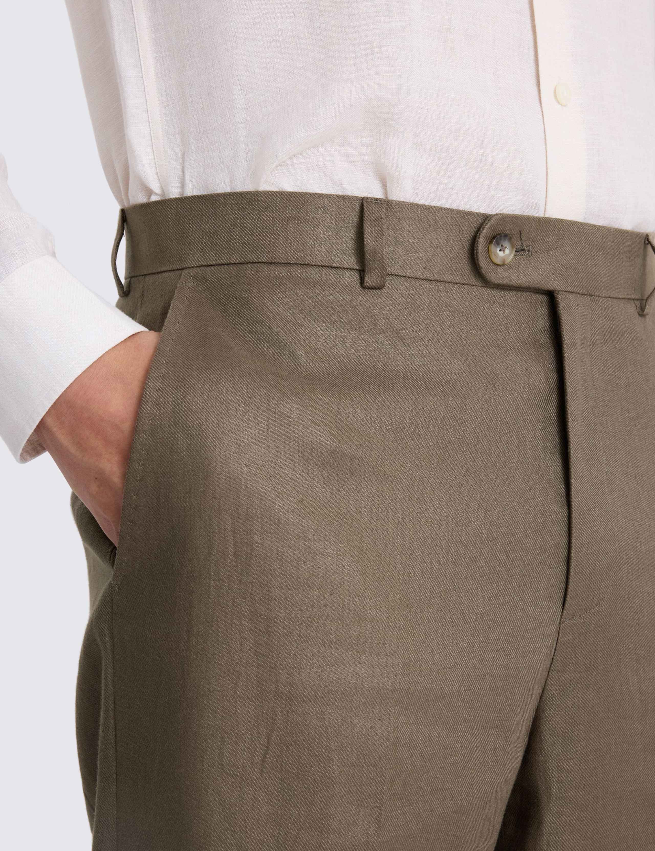 Relaxed Fit Pure Linen Suit Trousers 3 of 3