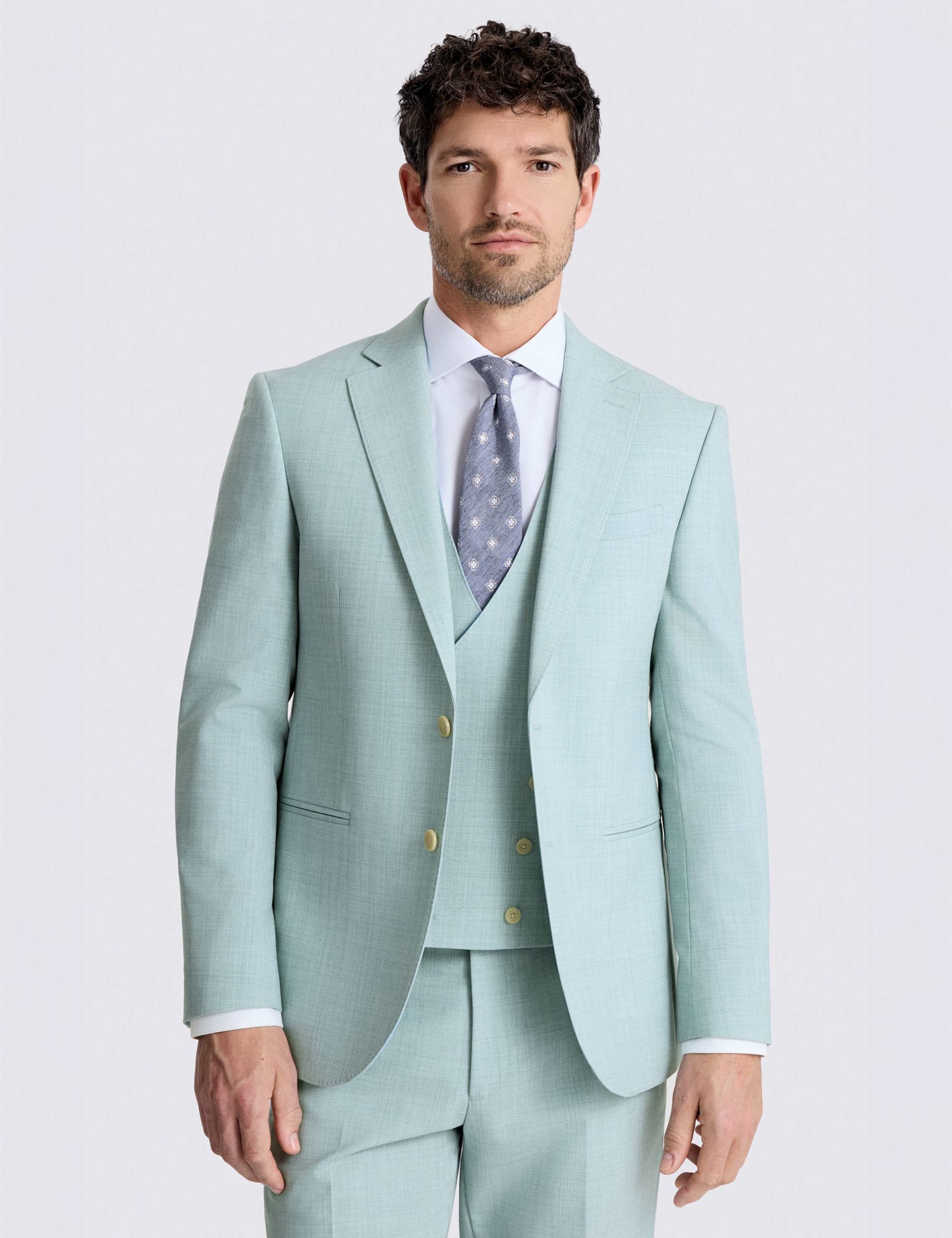 Slim Fit Wool Blend Suit Jacket 3 of 7