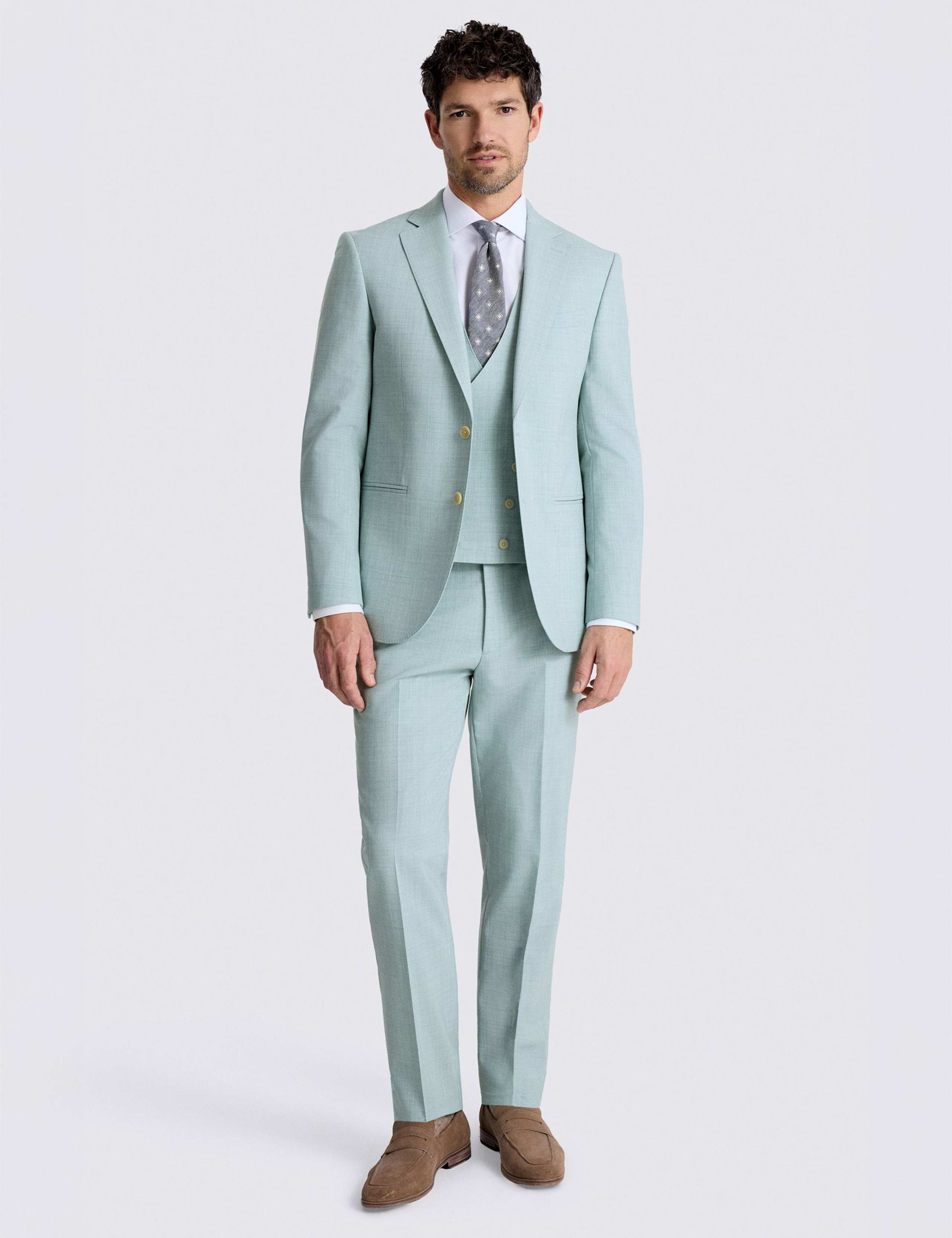 Slim Fit Wool Blend Suit Jacket 4 of 7
