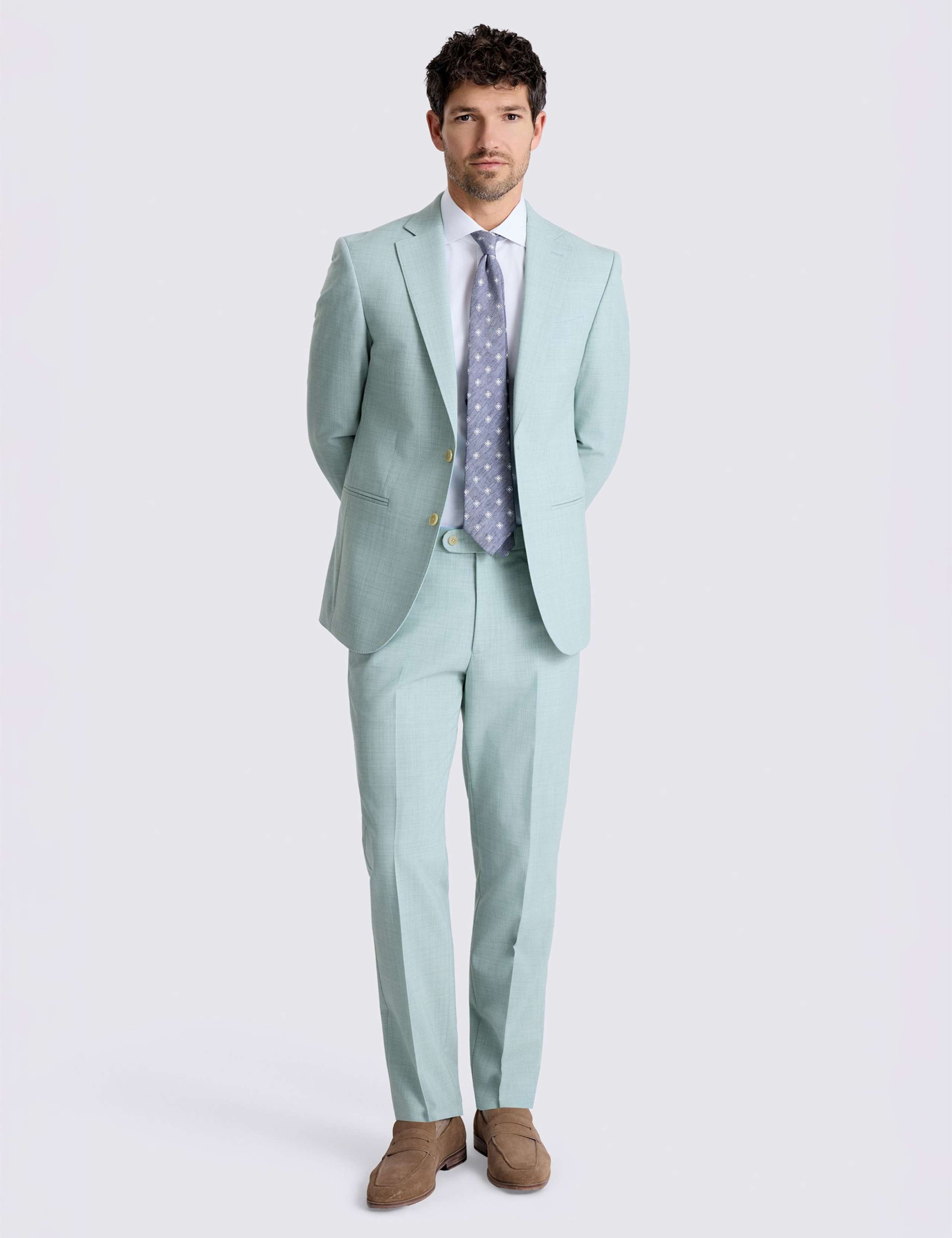 Slim Fit Wool Blend Suit Jacket 6 of 7