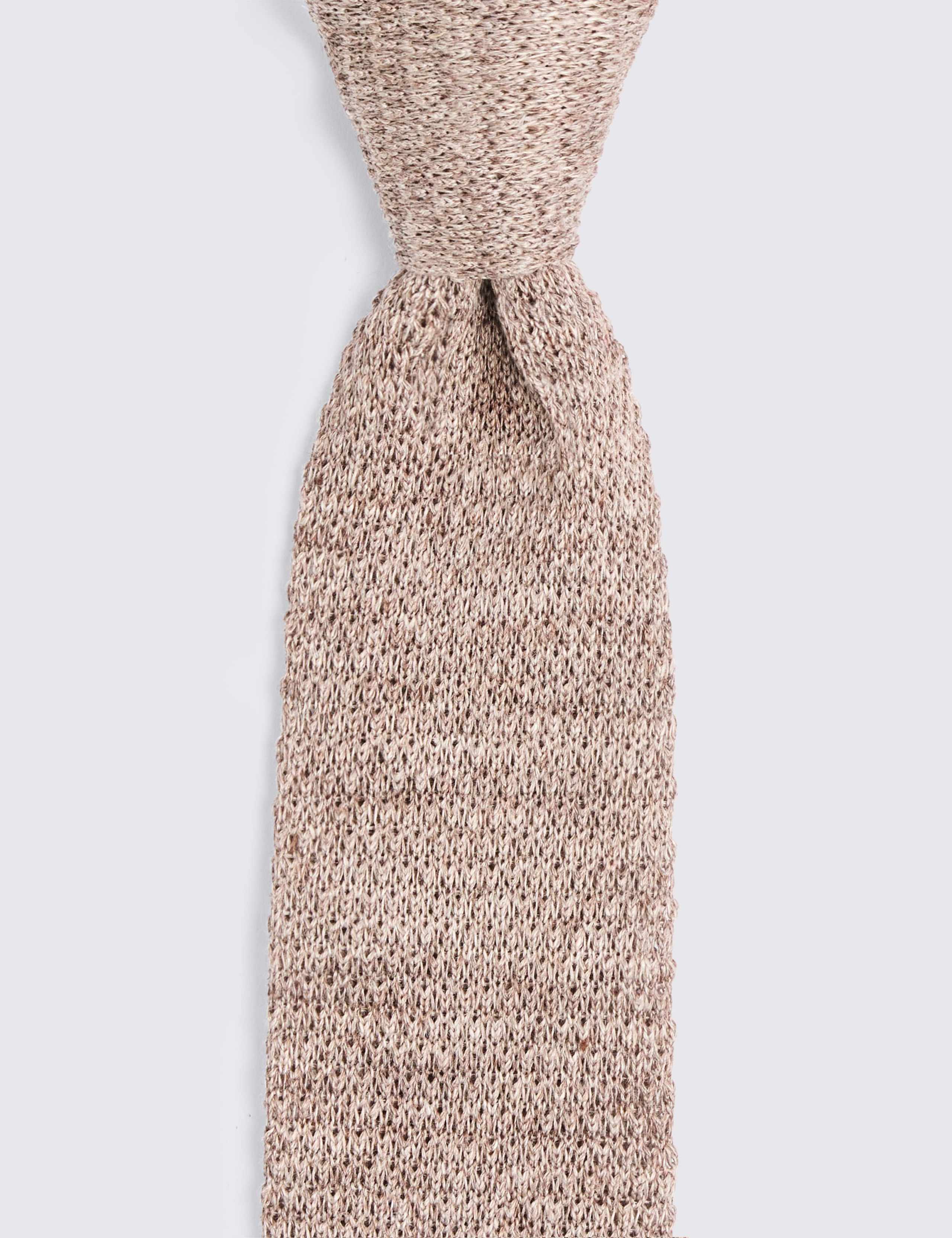 Linen Knitted Tie 2 of 2