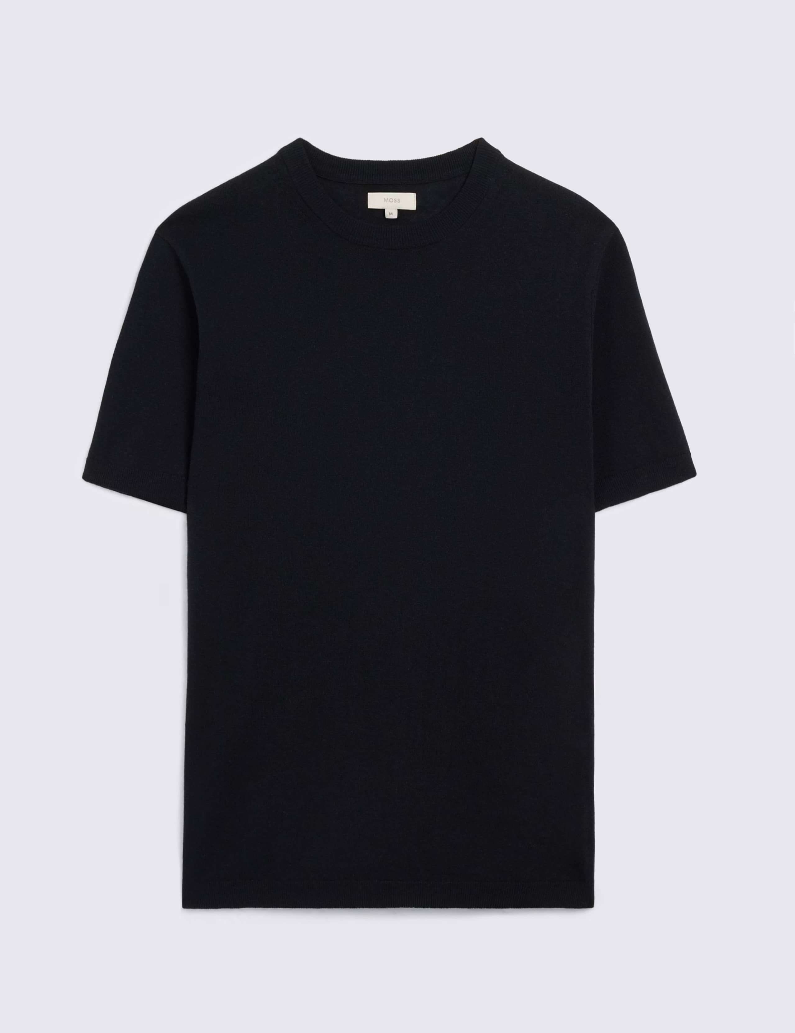 Cotton Linen Crew Neck T-Shirt 2 of 4