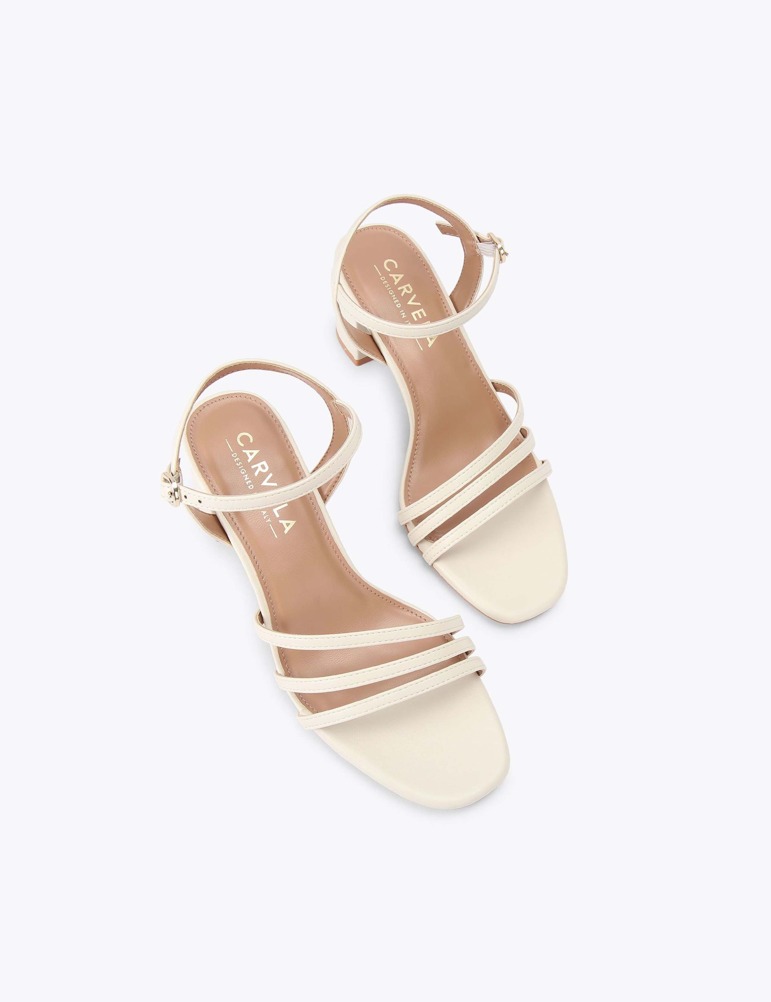 Wide Fit Ankle Strap Block Heel Sandals 2 of 4