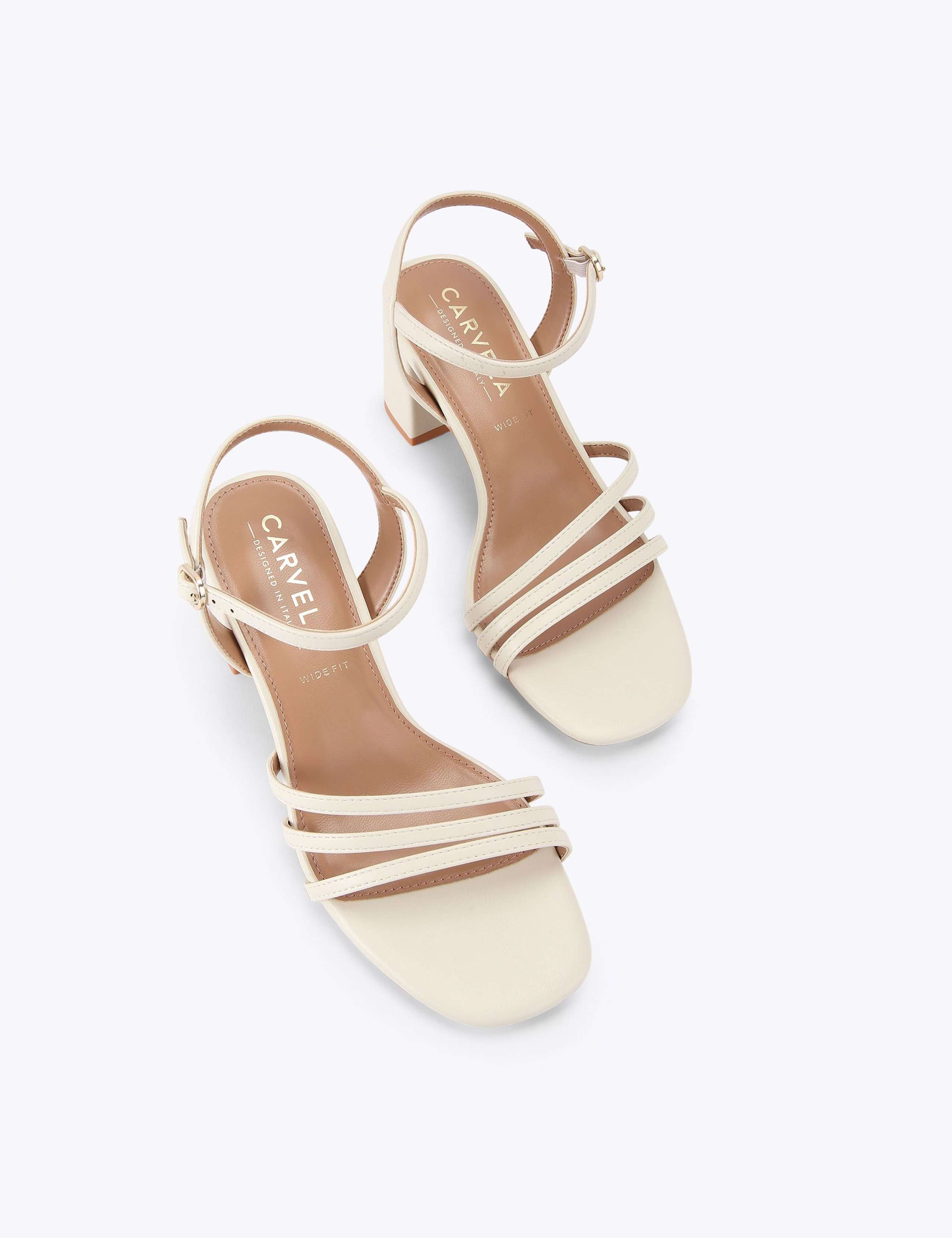Wide Fit Ankle Strap Block Heel Sandals 2 of 5