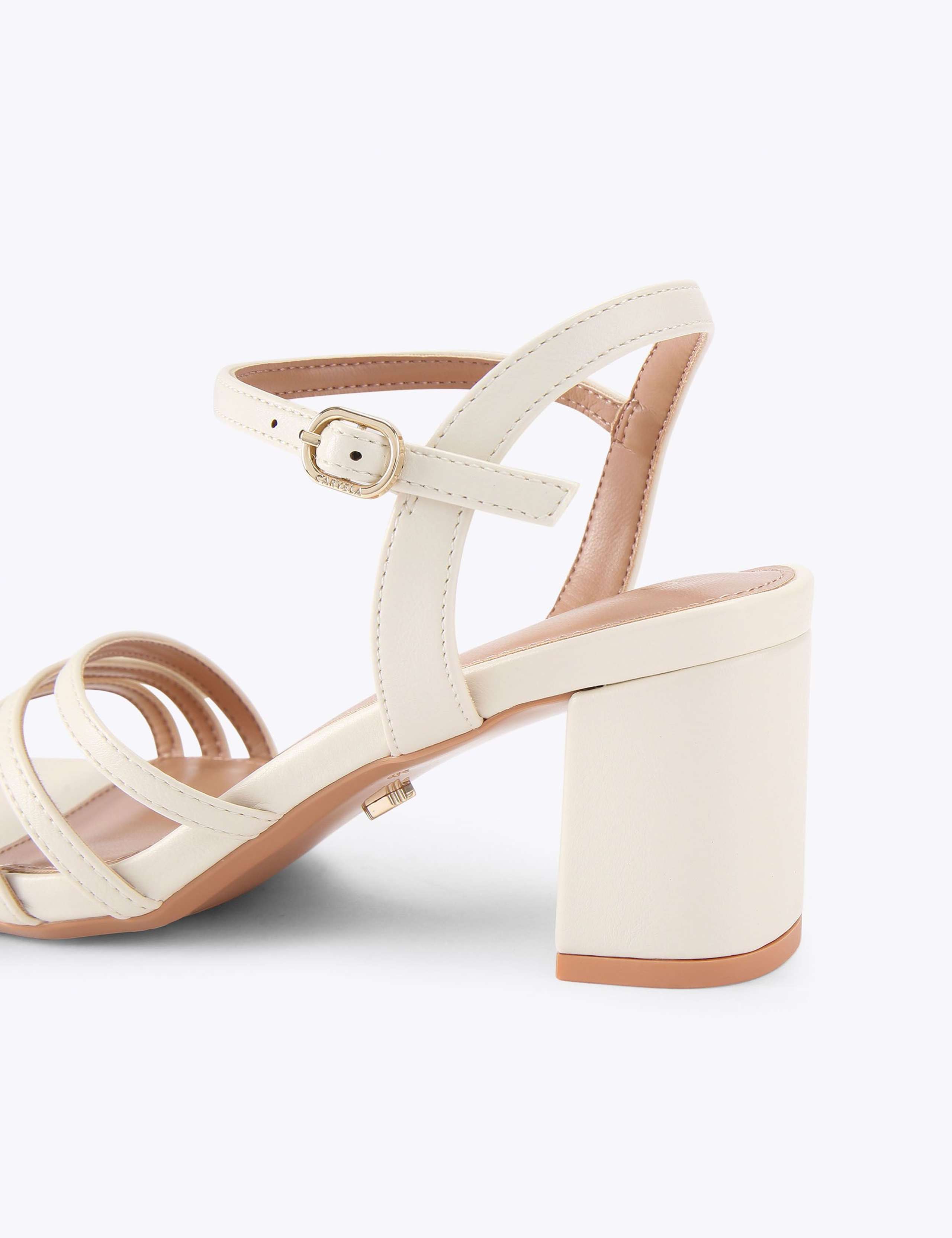 Wide Fit Ankle Strap Block Heel Sandals 5 of 5