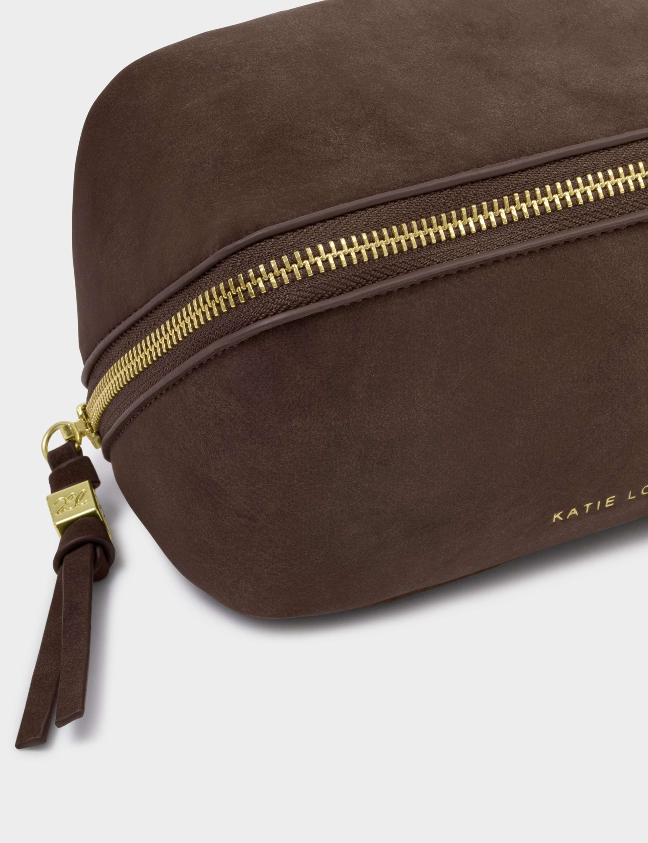 Suede Fold Out Mirror Makeup Bag 4 of 6