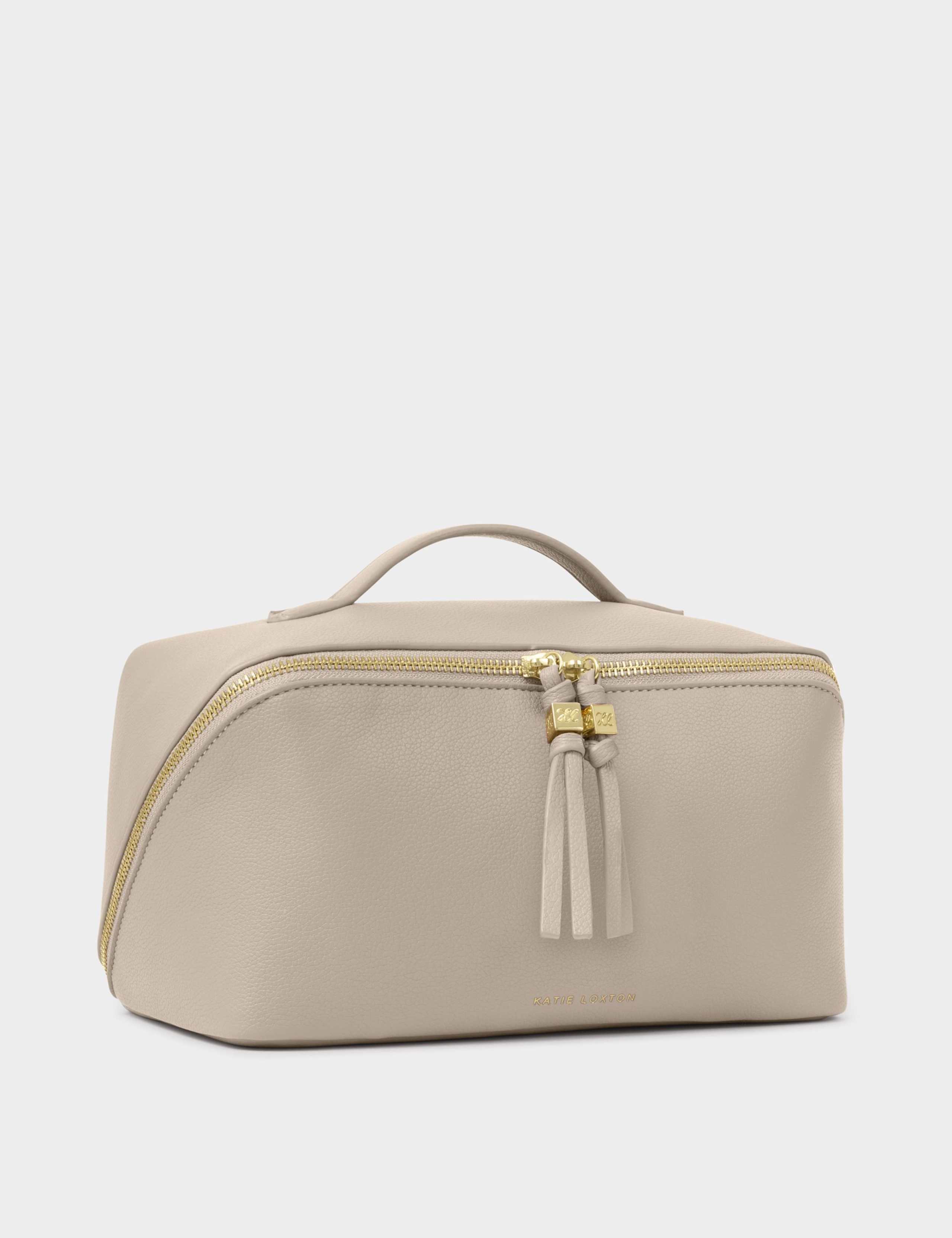 Faux Leather Zip Around Large Wash Bag 2 of 4