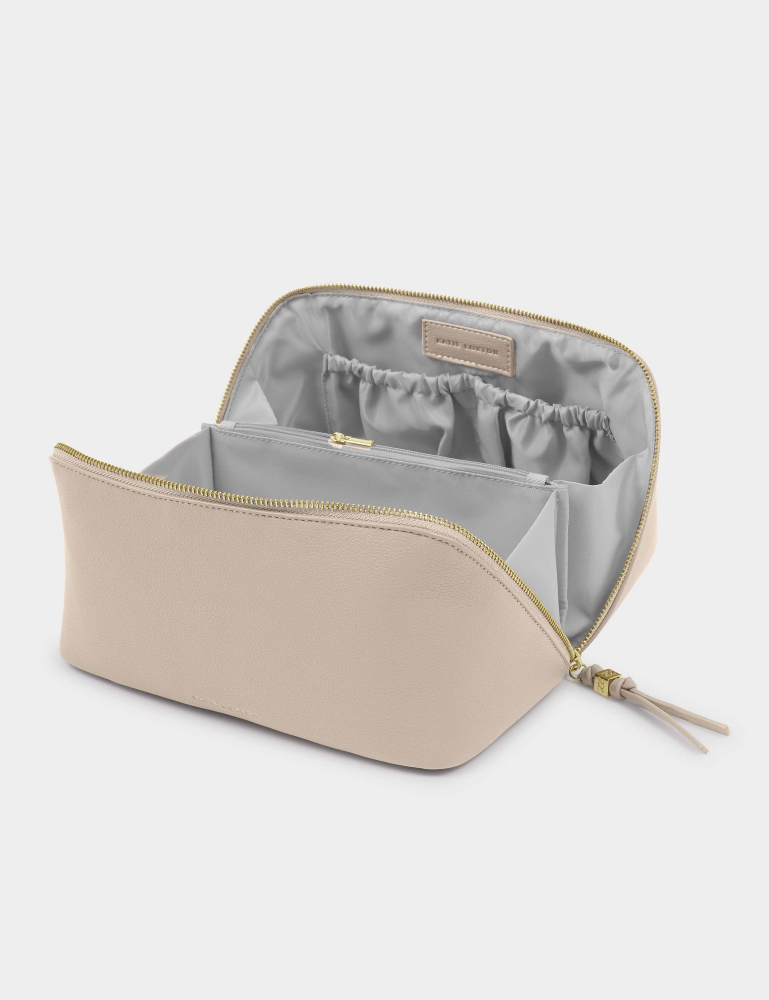 Faux Leather Zip Around Large Wash Bag 3 of 4