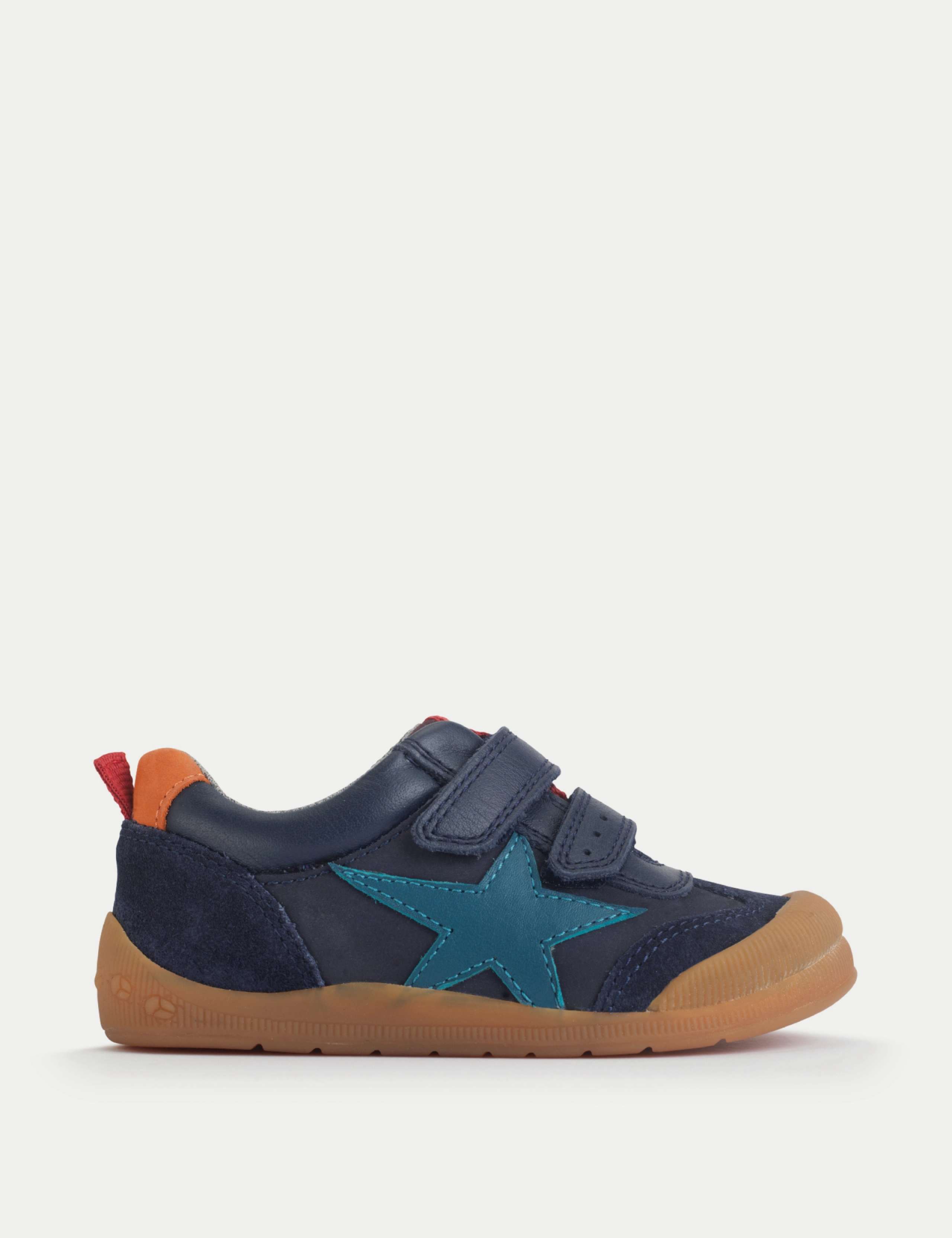 Kids' Leather Riptape Star Trainers (4 Small-10½ Small) 2 of 4