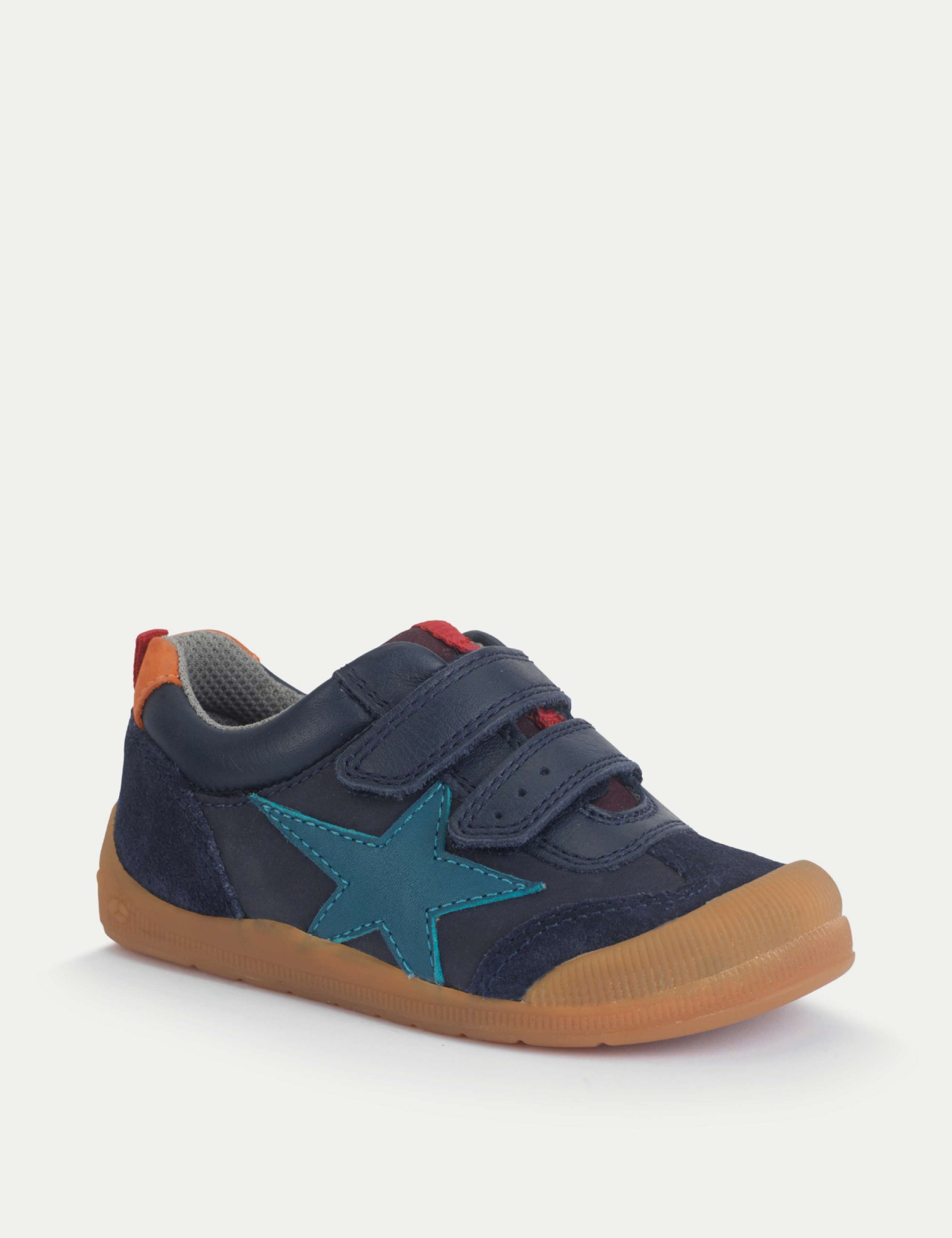 Kids' Leather Riptape Star Trainers (4 Small-10½ Small) 3 of 4