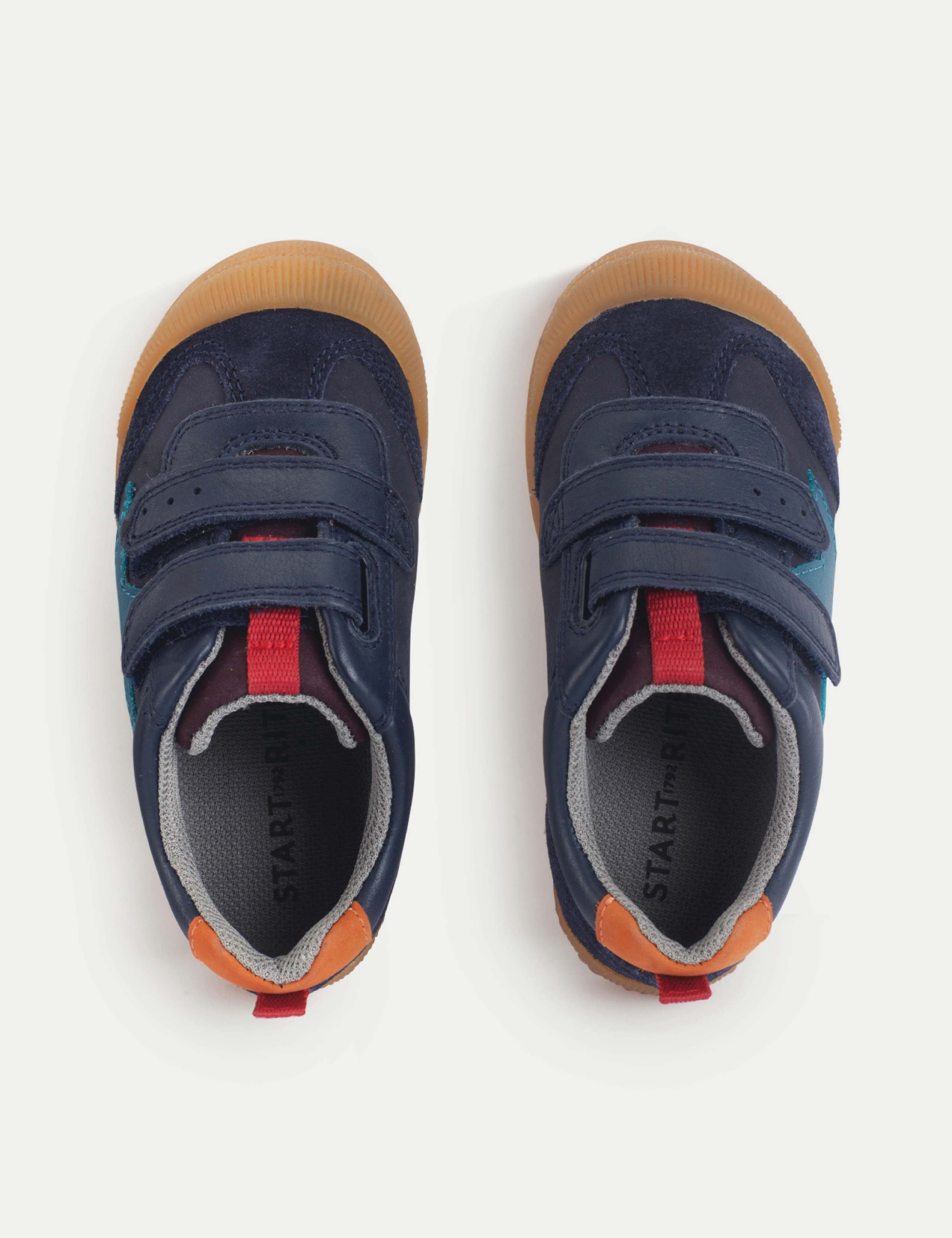 Kids' Leather Riptape Star Trainers (4 Small-10½ Small) 4 of 4