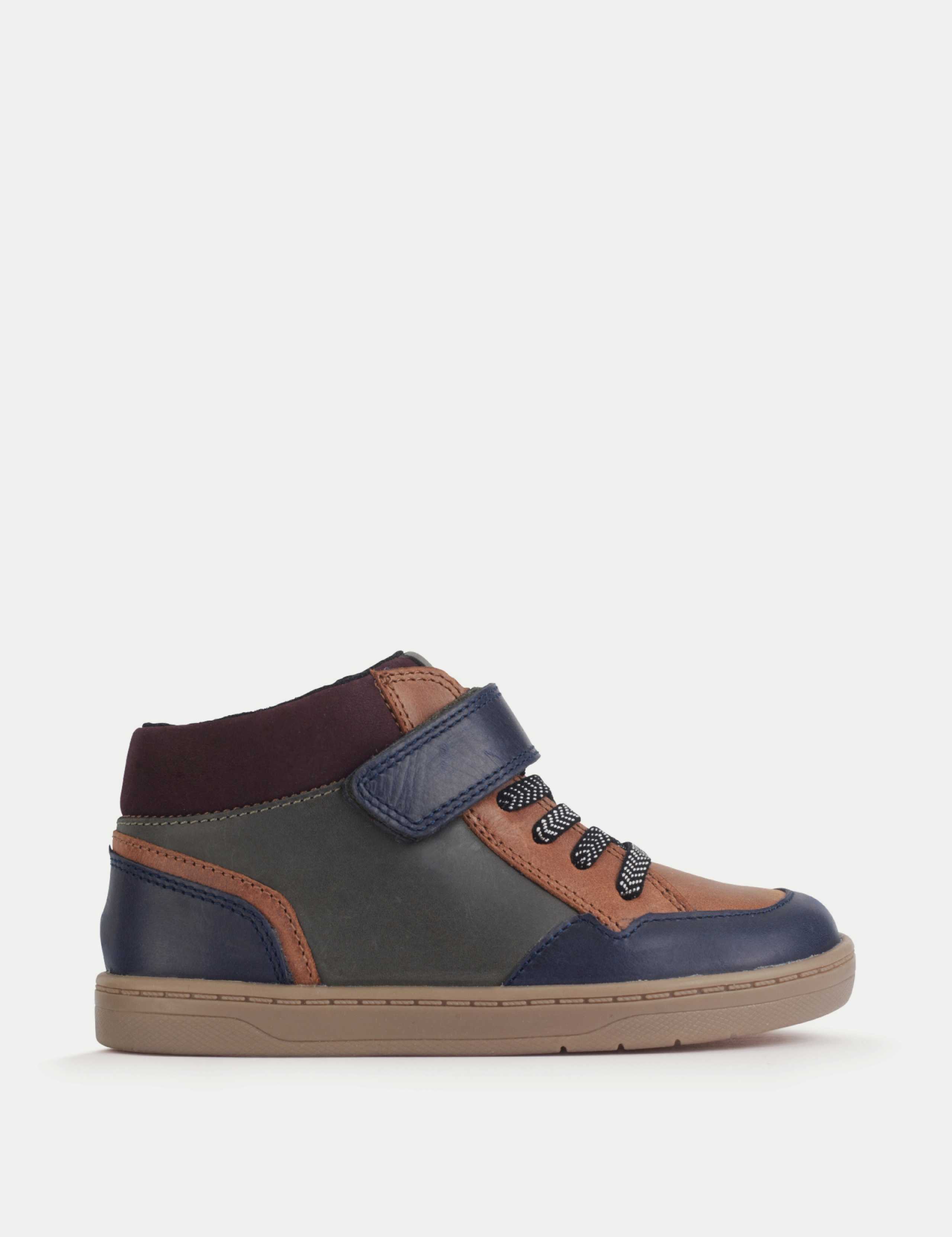 Kids' Leather Riptape High Tops (6 Small-2 Large) 2 of 4