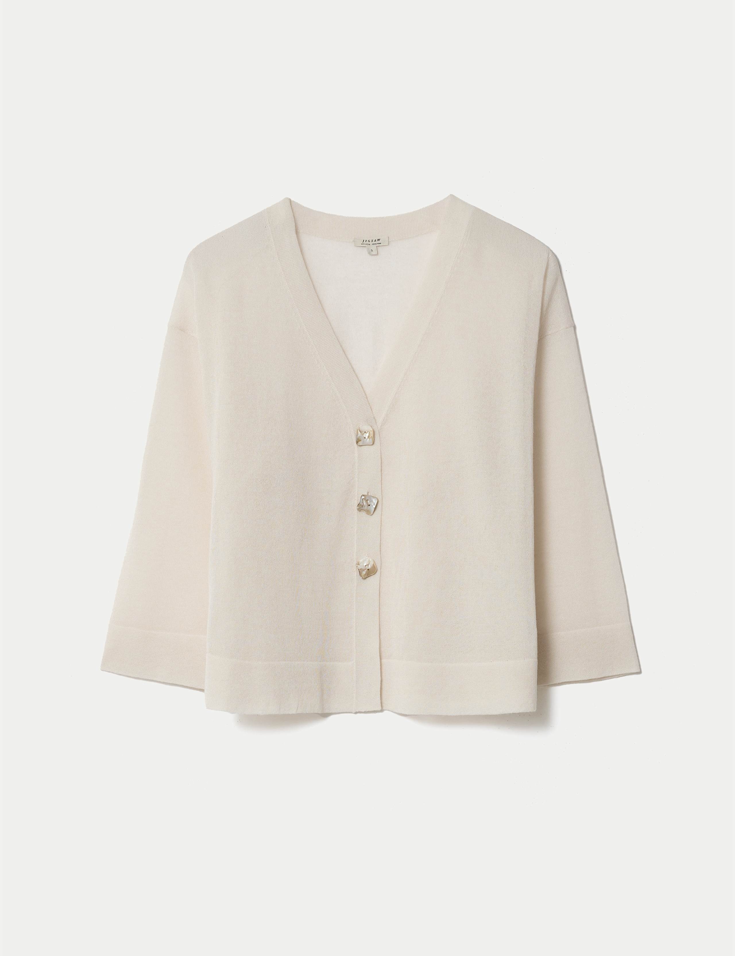 Textured Sheer Cardigan 2 of 5