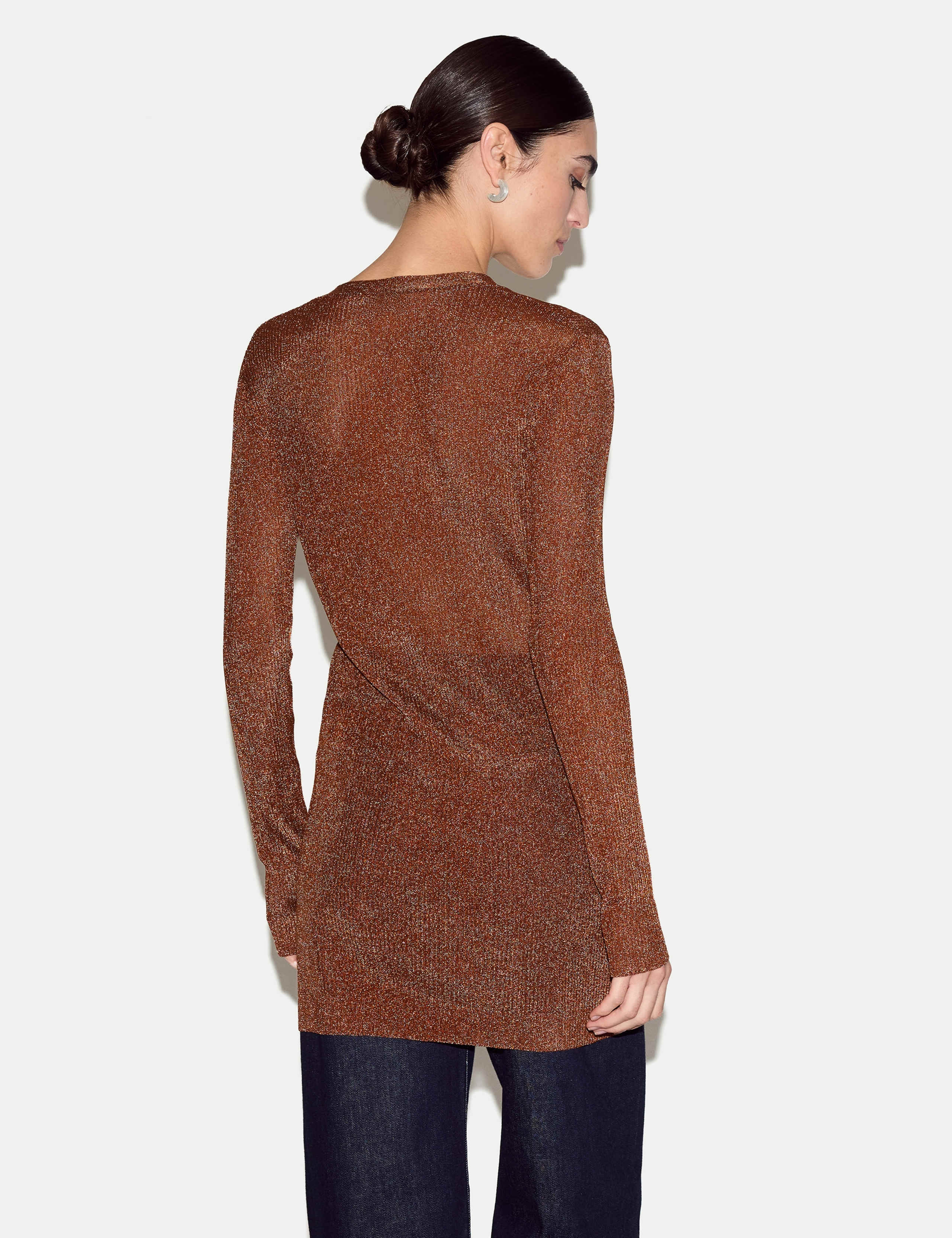 Metallic Longline Cardigan 5 of 5
