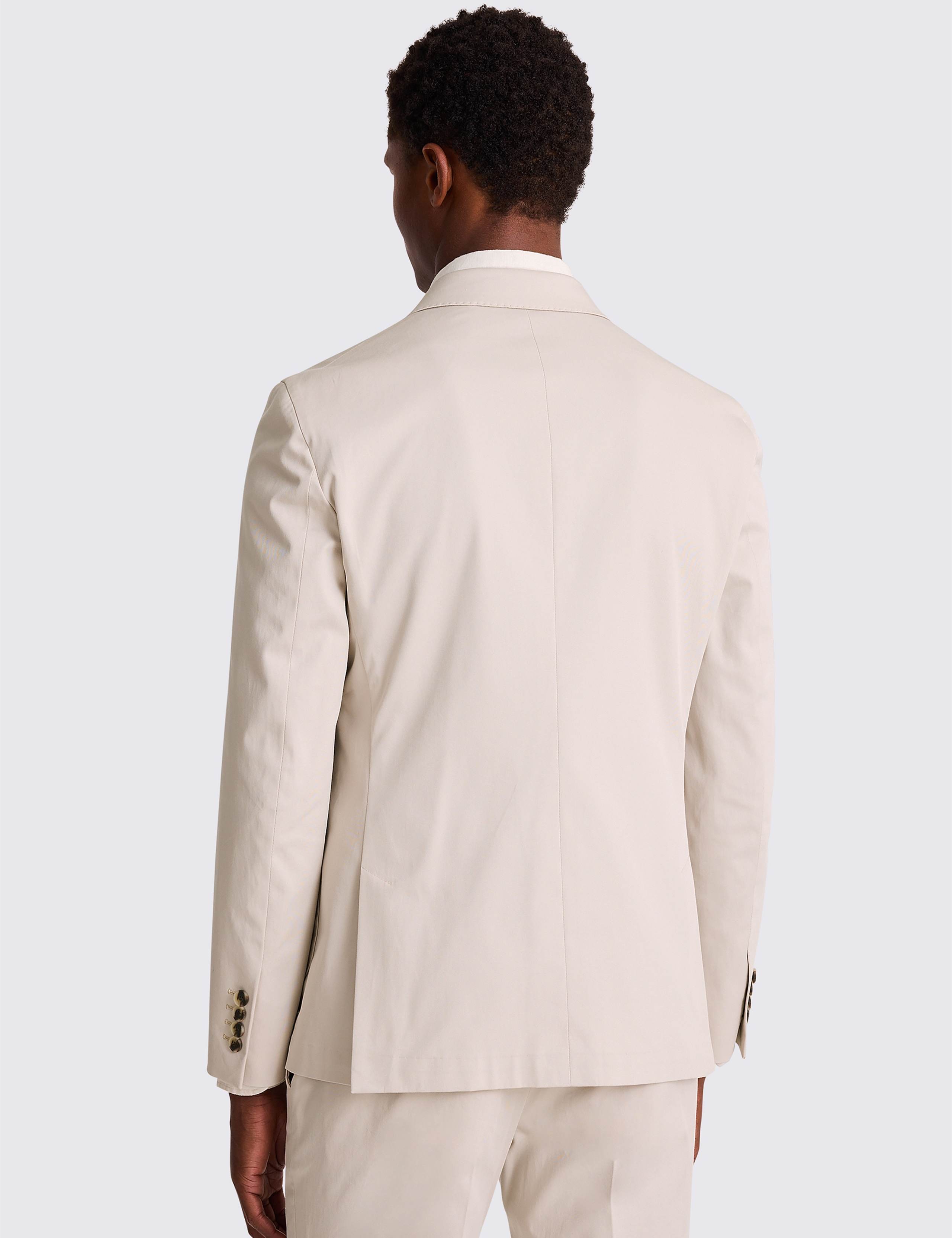 Slim Fit Cotton Rich Suit Jacket 5 of 5