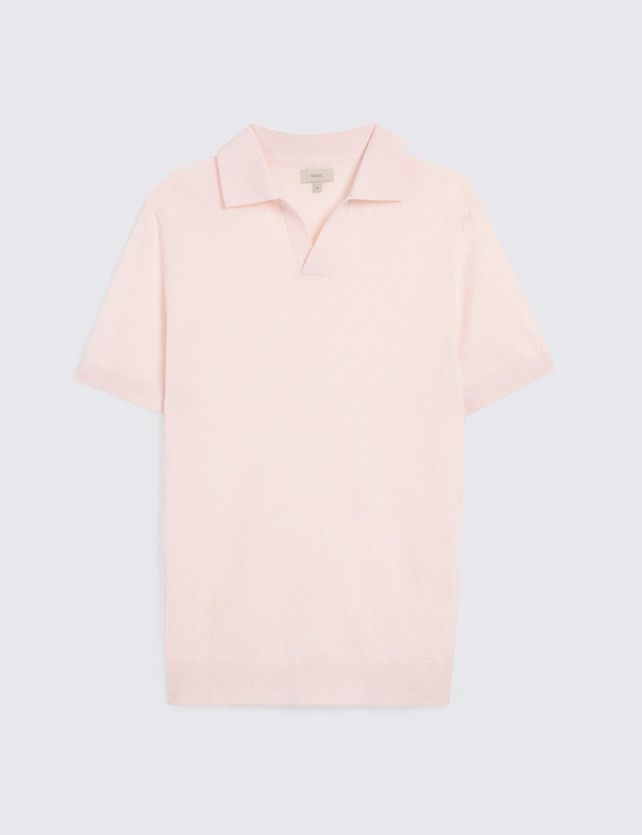 Cotton Linen Blend Knitted Polo Shirt 2 of 4