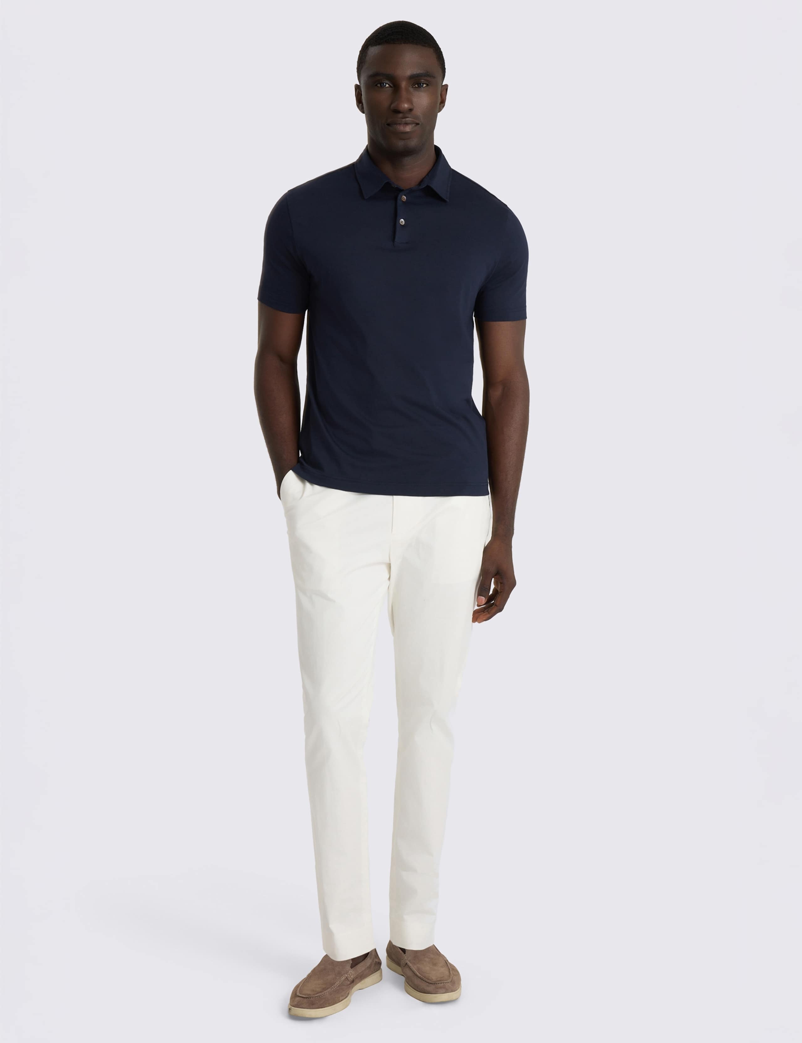 Pure Cotton Jersey Polo Shirt 3 of 4