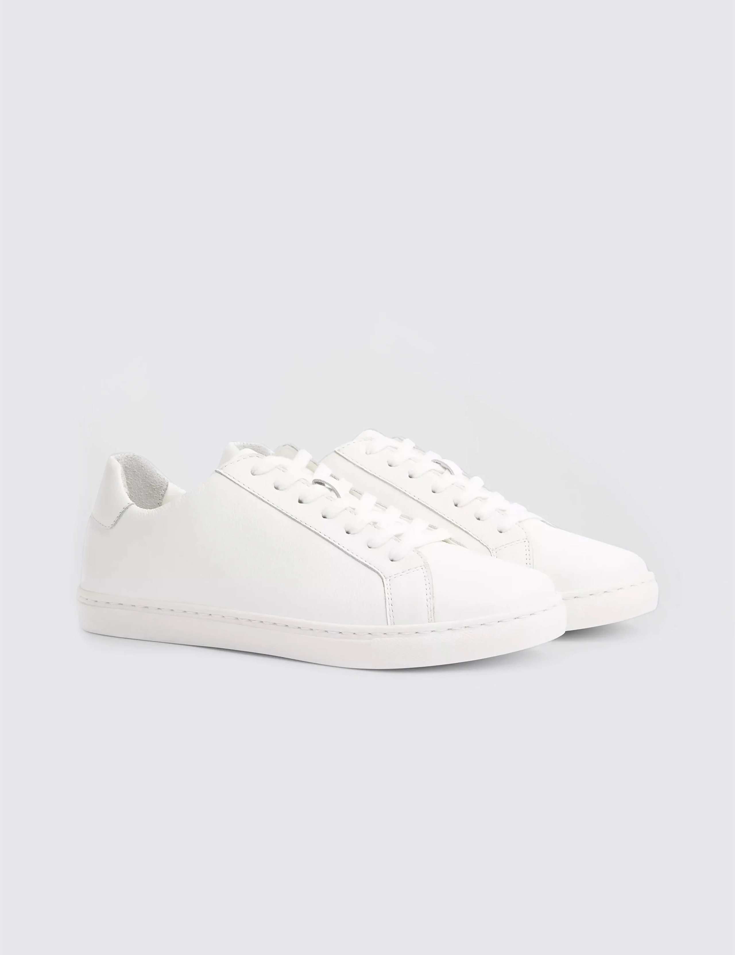 Leather Lace Up Trainers 2 of 4