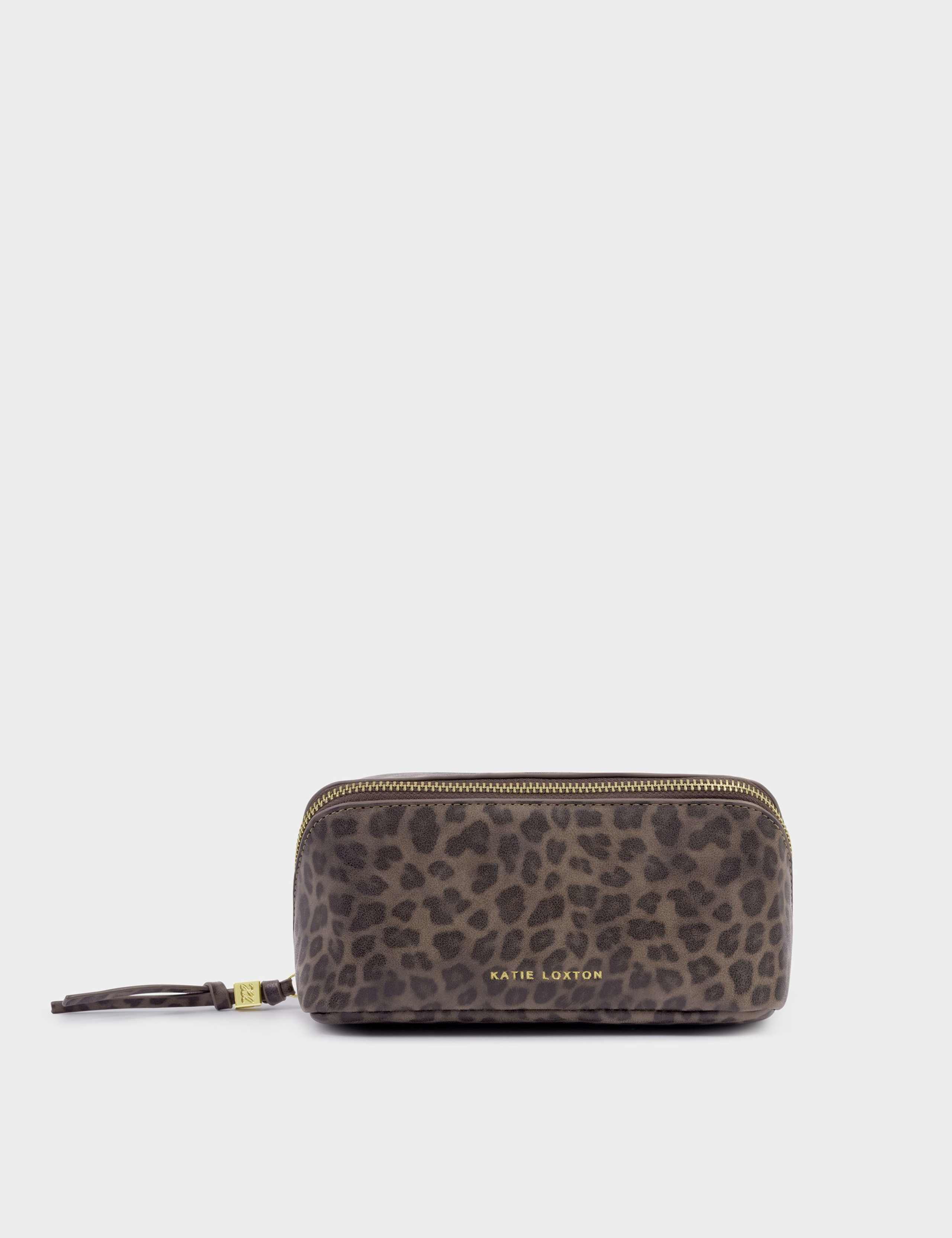 Leopard Print Mirror Makeup Bag 1 of 6