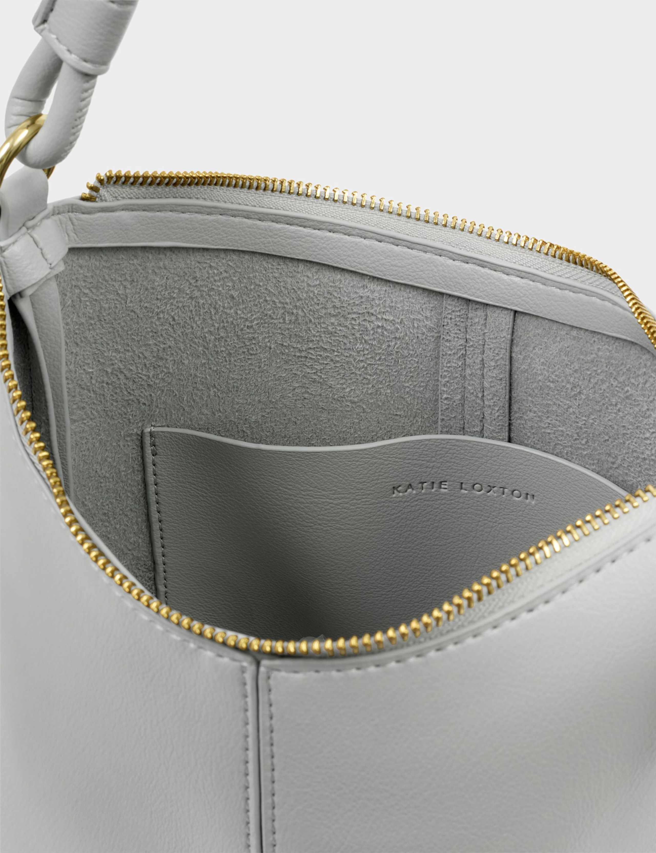 Faux Leather Cross Body Satchel Bag 5 of 6