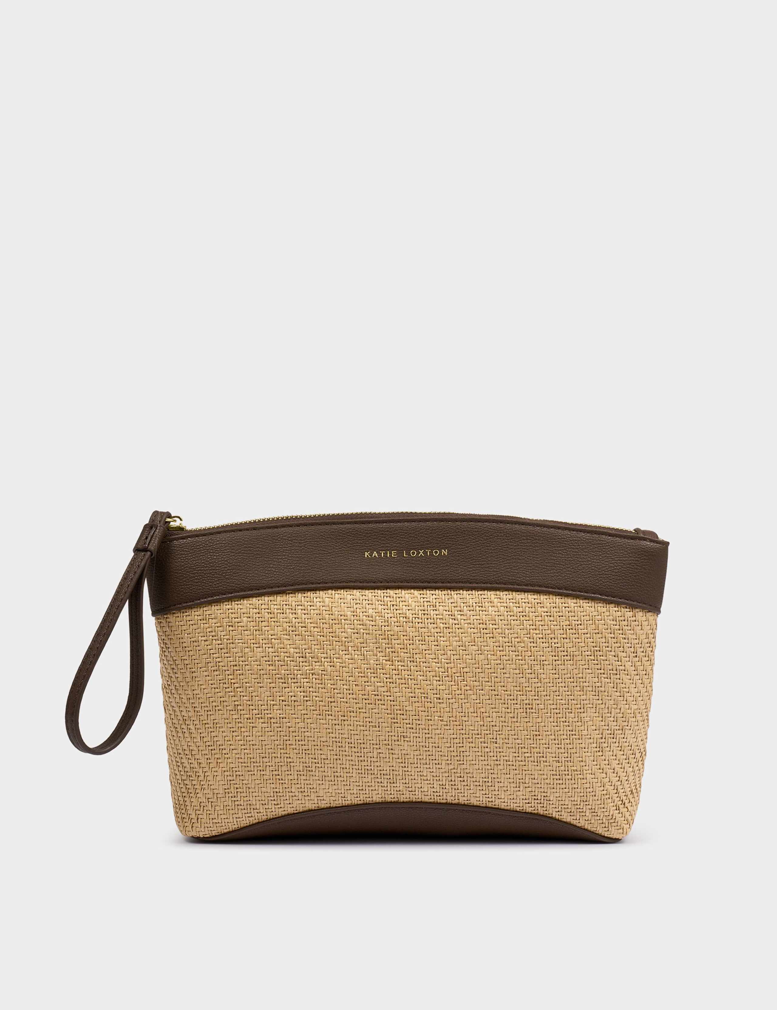 Wristlet Raffia Clutch Bag 3 of 6
