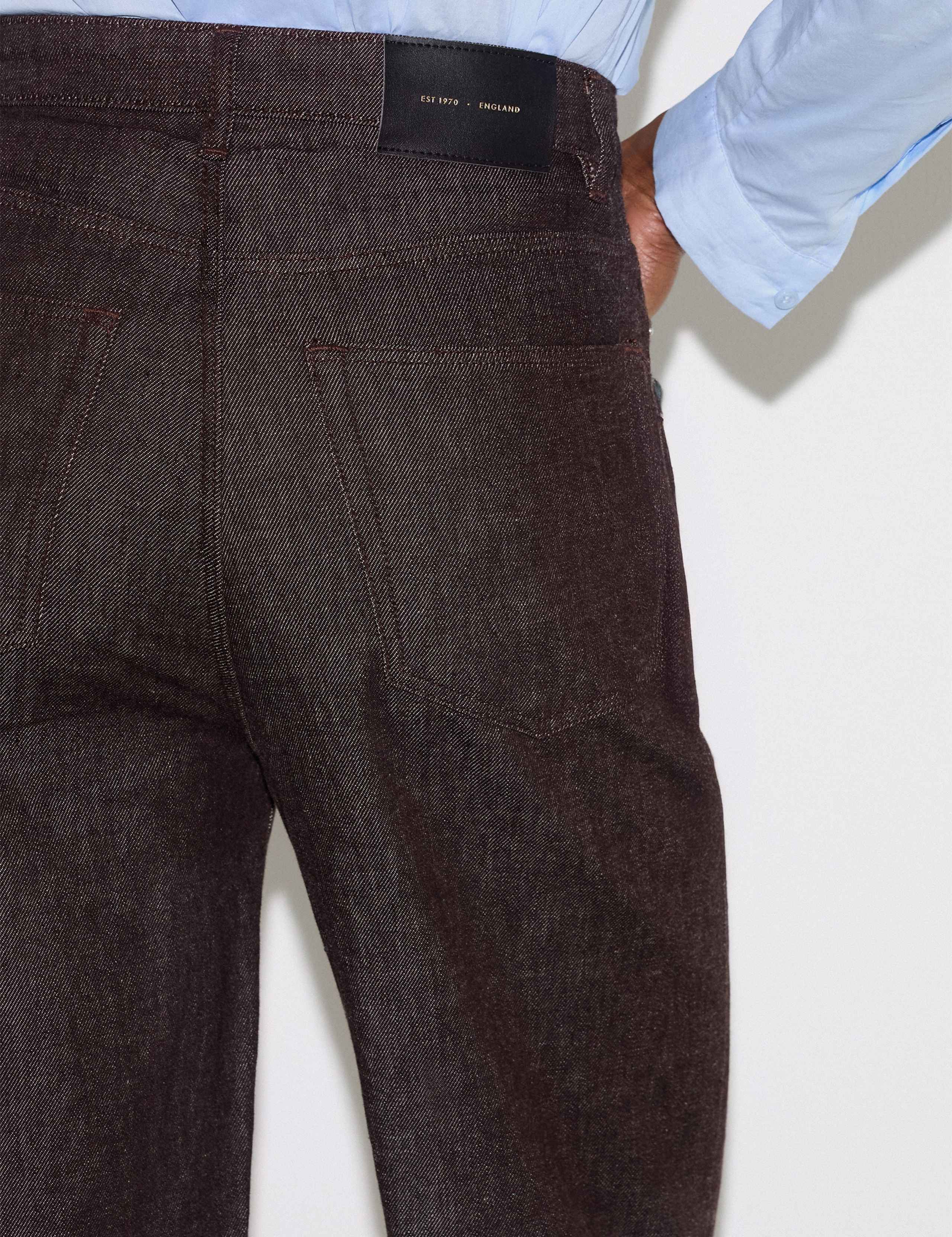 High Waisted Wide Leg Ankle Grazer Jeans 6 of 6