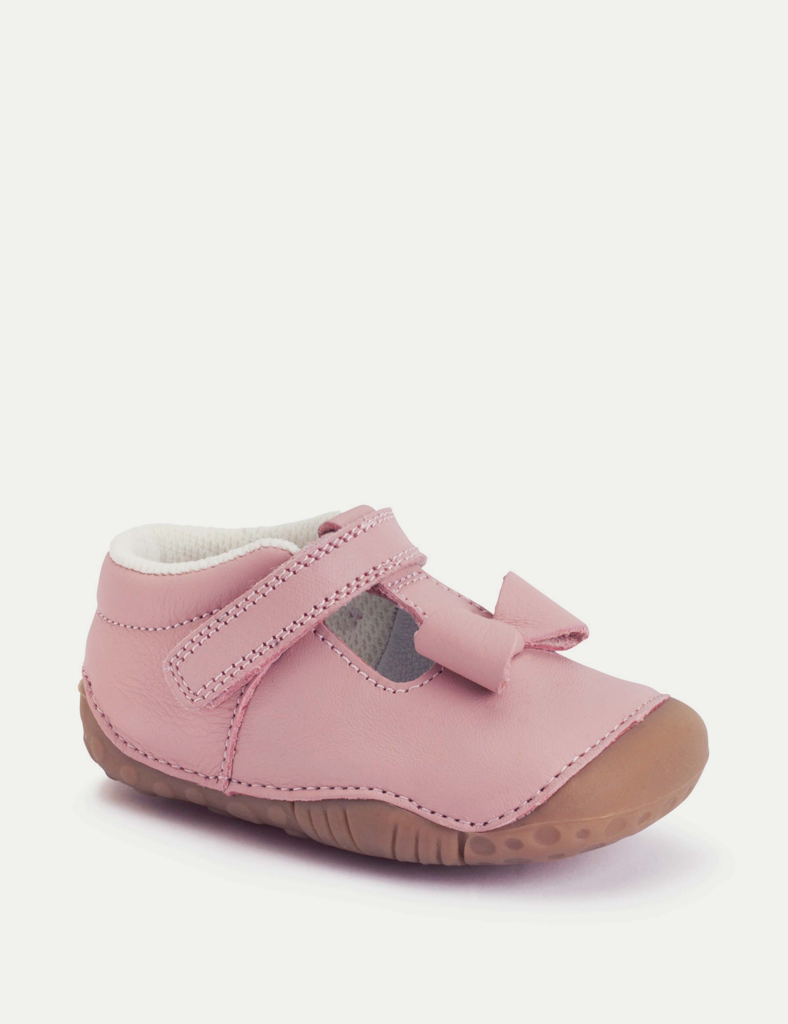 Kids' Leather Pram Shoes (2 Small-5 Small) 2 of 3
