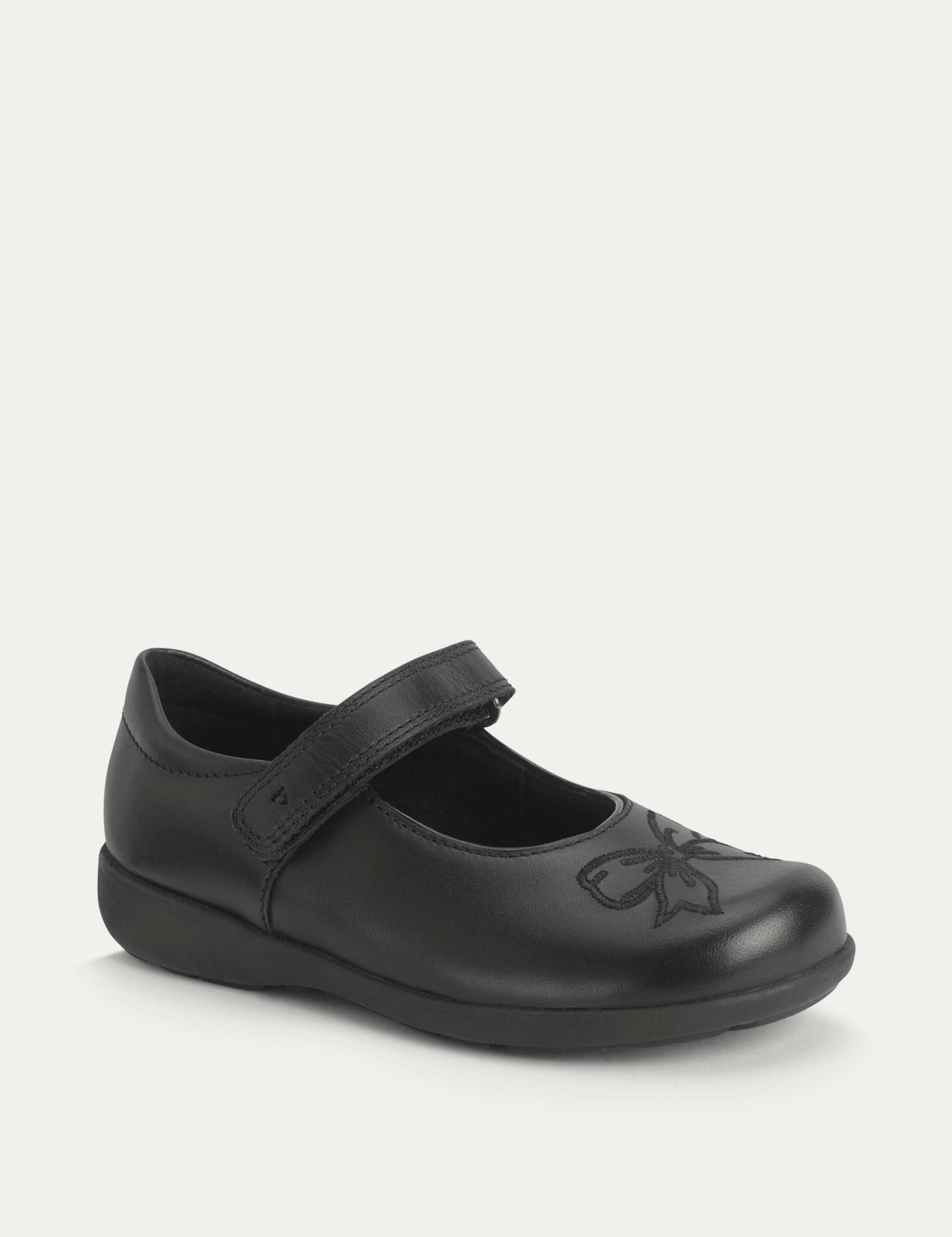 Kids' Leather Bow School Shoes (6 Small - 10 1/2 Small) 3 of 3