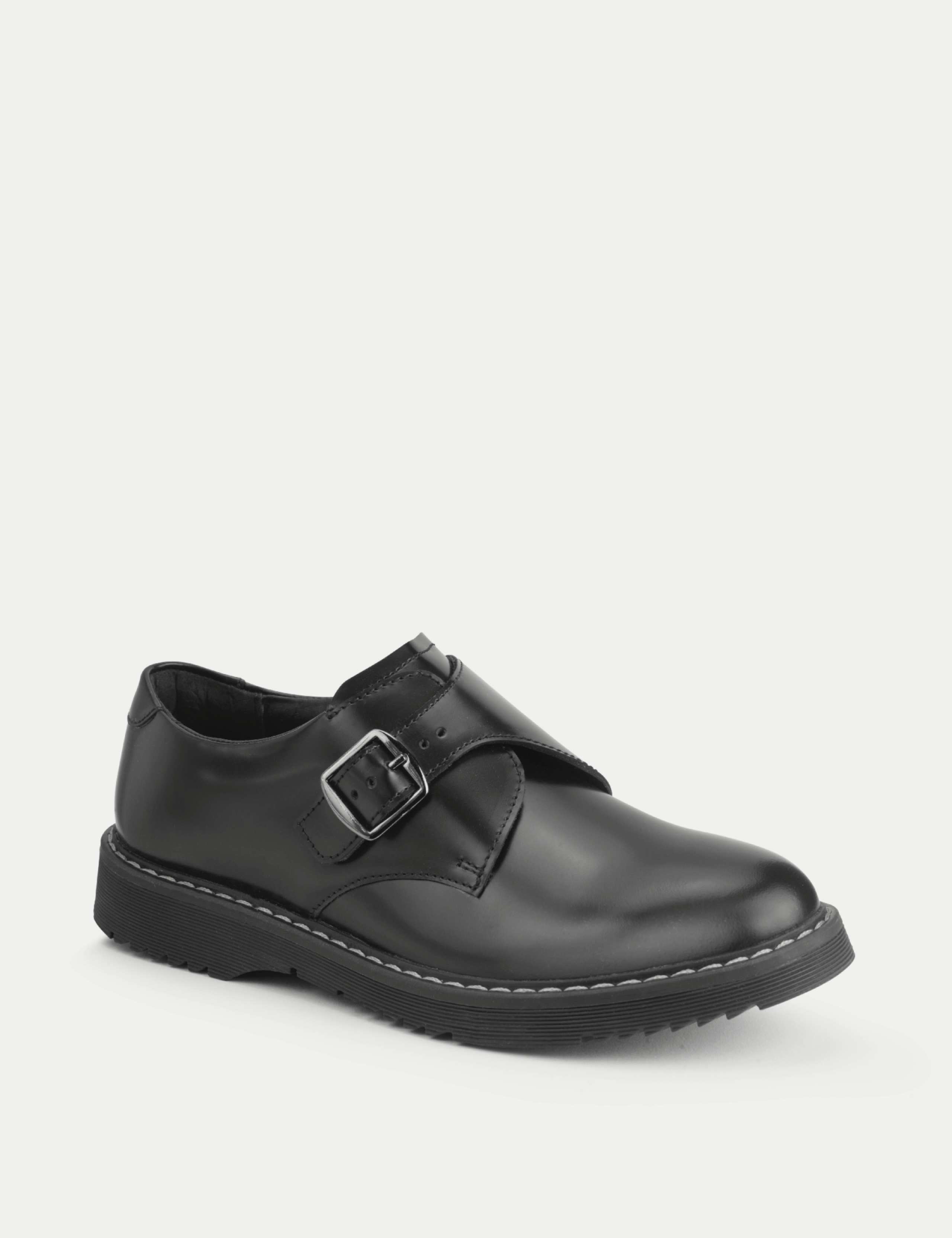 Eclipse Leather School Shoes (3½ Large-9 Large) 4 of 5