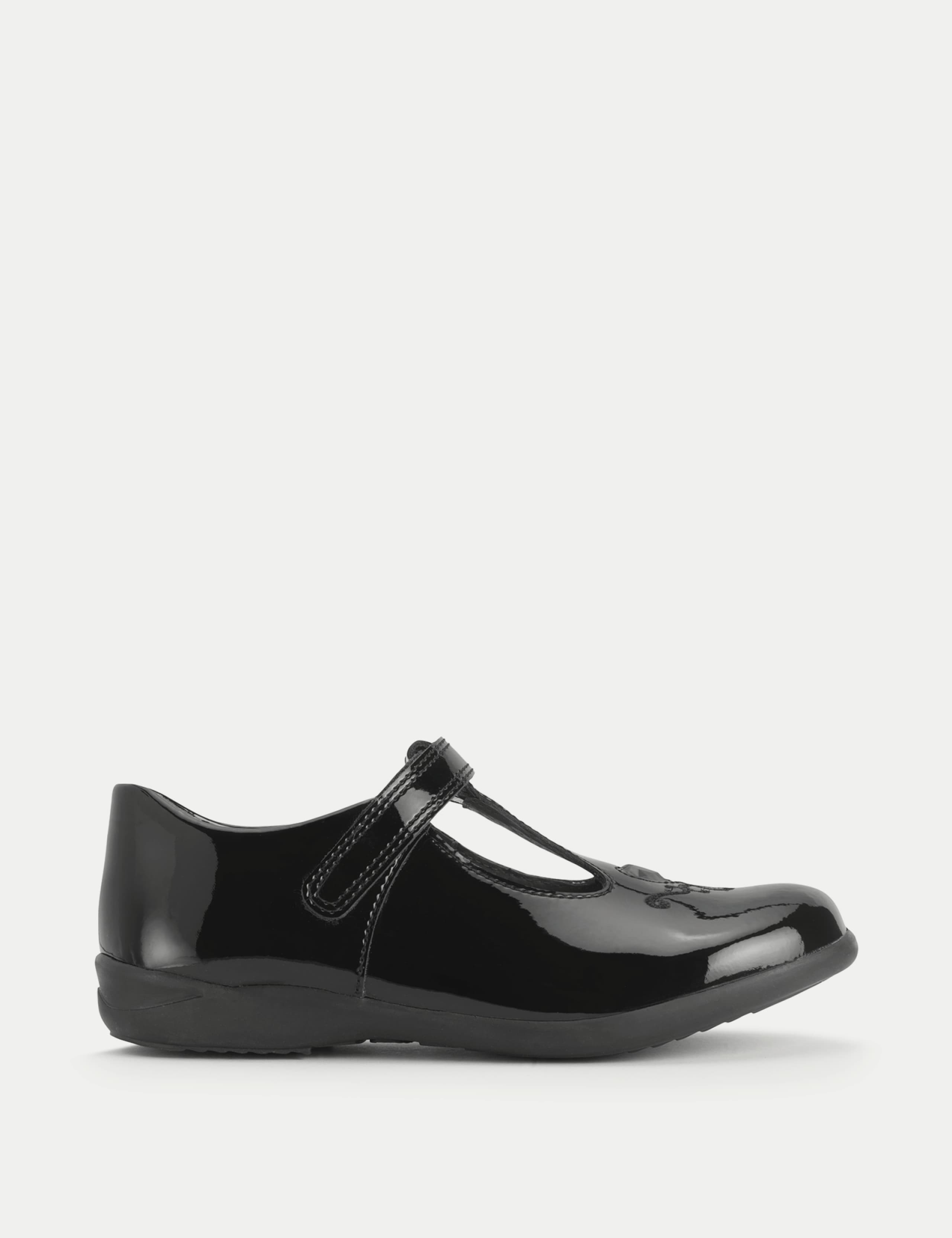 Kids' Patent Leather T-Bar School Shoes (10 Small - 4 Large) 1 of 3