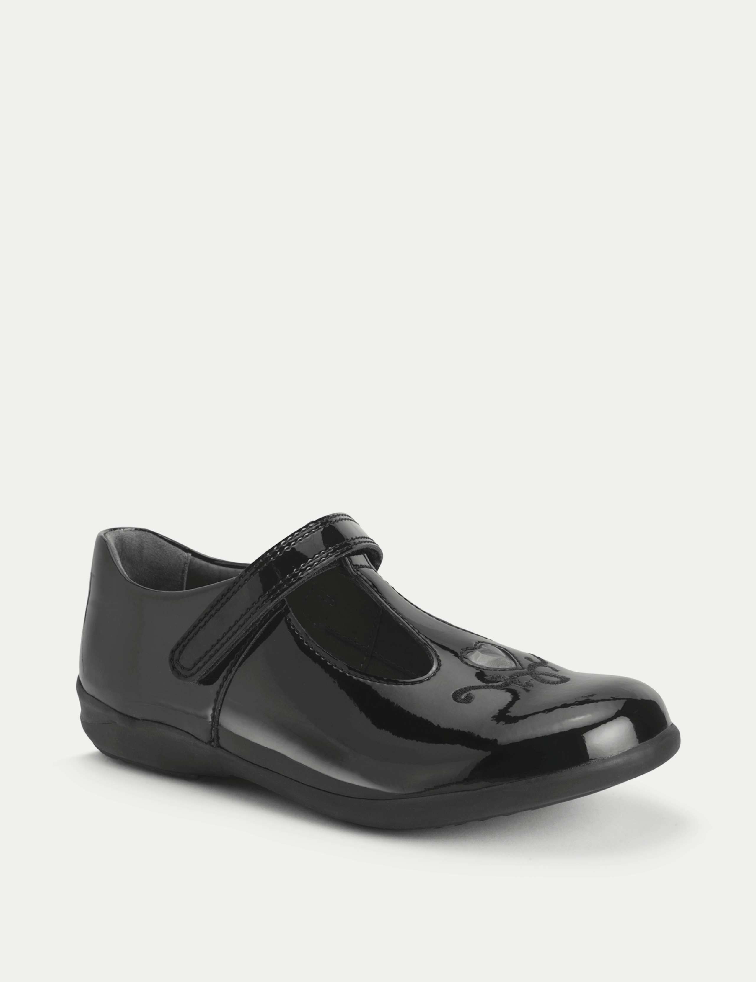 Kids' Patent Leather T-Bar School Shoes (10 Small - 4 Large) 3 of 3