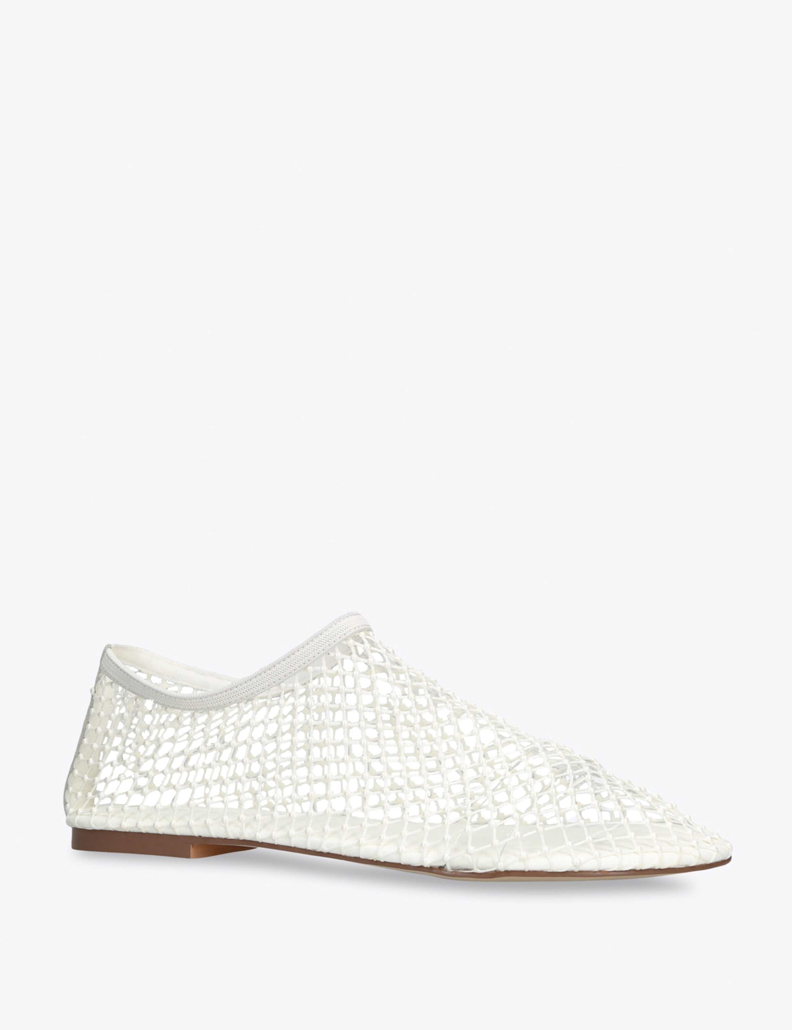 Pearl Mesh Flat Pumps 2 of 4